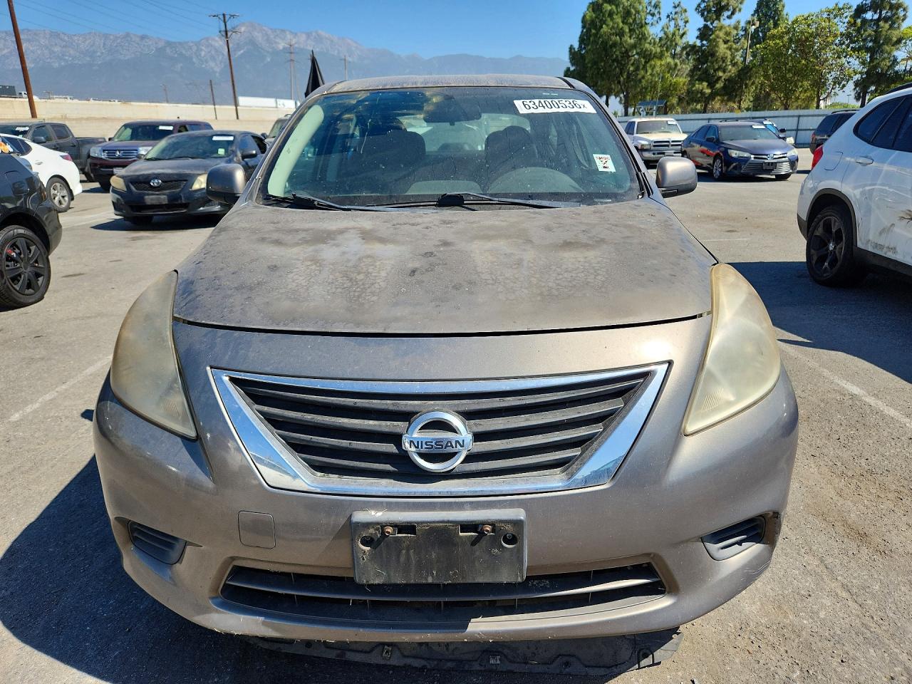 2012 Nissan Versa 1.6 S Серый vin: 3N1CN7AP5CL915956