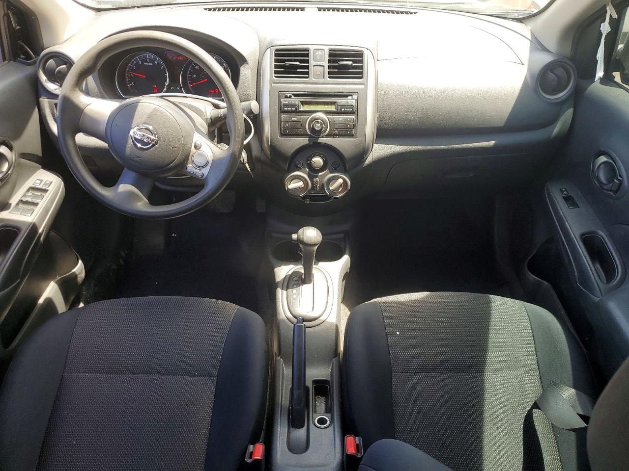 2012 Nissan Versa 1.6 S Black vin: 3N1CN7AP5CL921868
