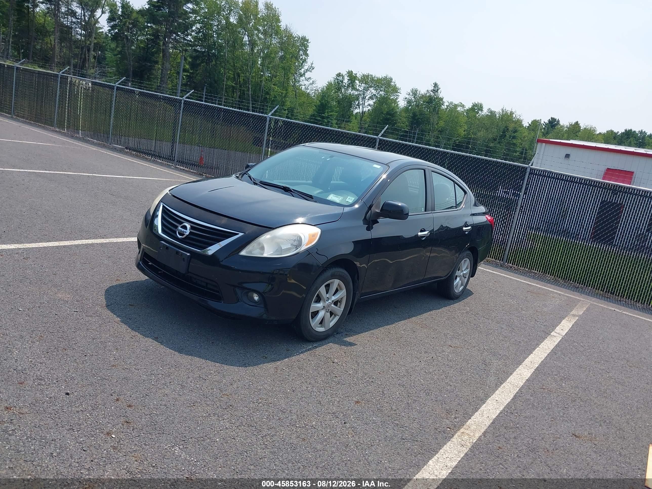 2012 Nissan Versa 1.6 Sl Черный vin: 3N1CN7AP5CL945796