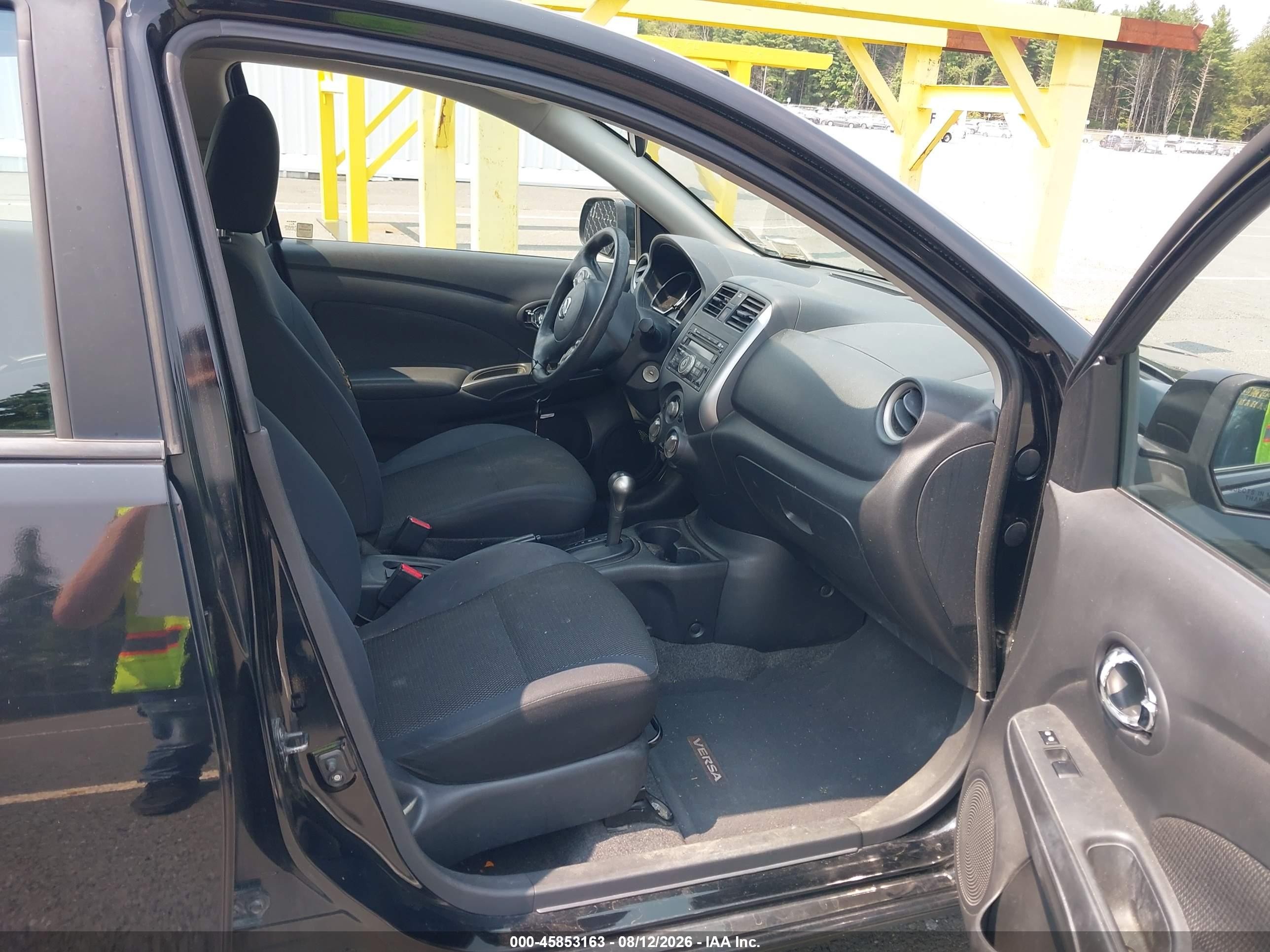2012 Nissan Versa 1.6 Sl Черный vin: 3N1CN7AP5CL945796