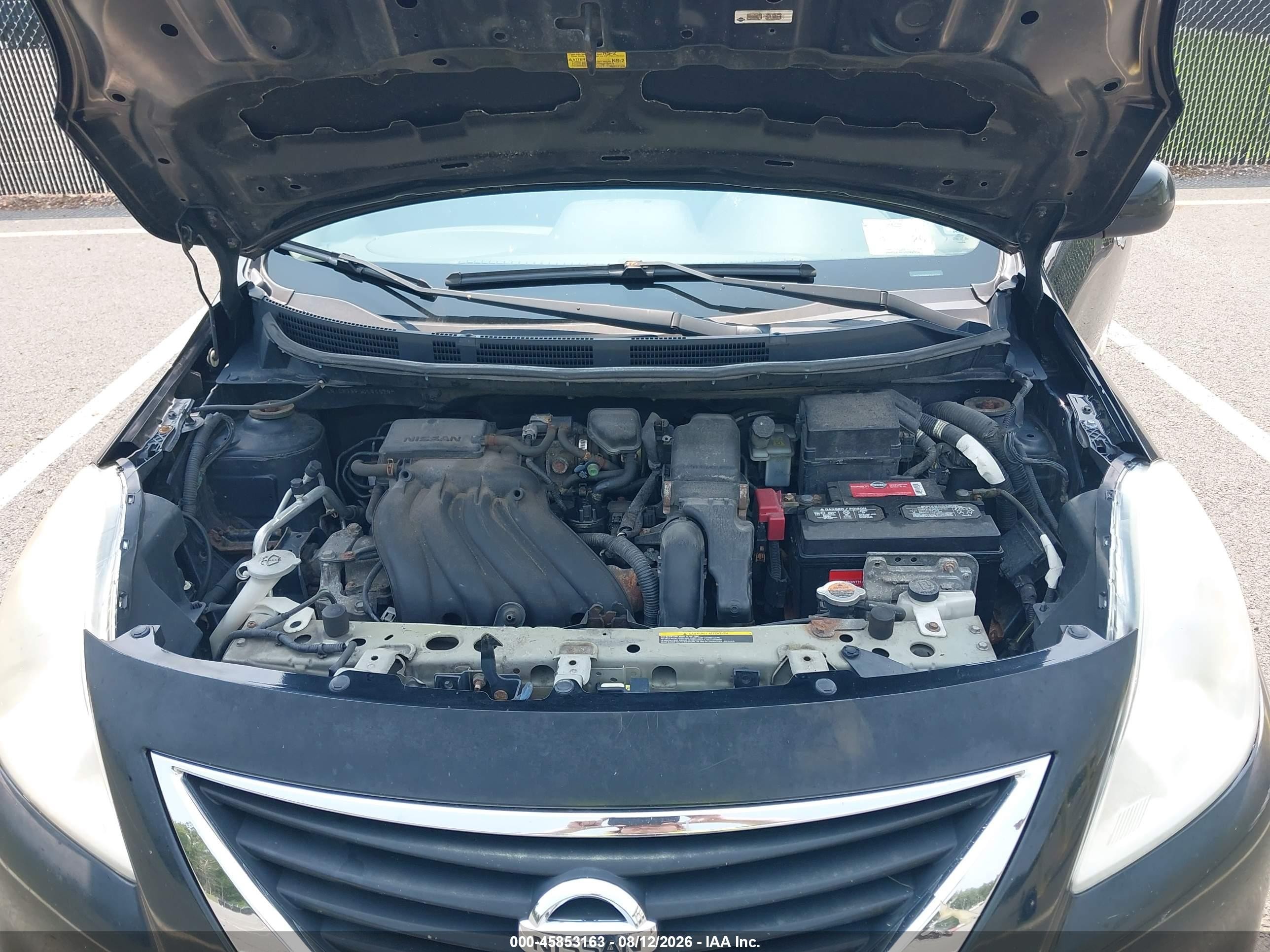 2012 Nissan Versa 1.6 Sl Черный vin: 3N1CN7AP5CL945796