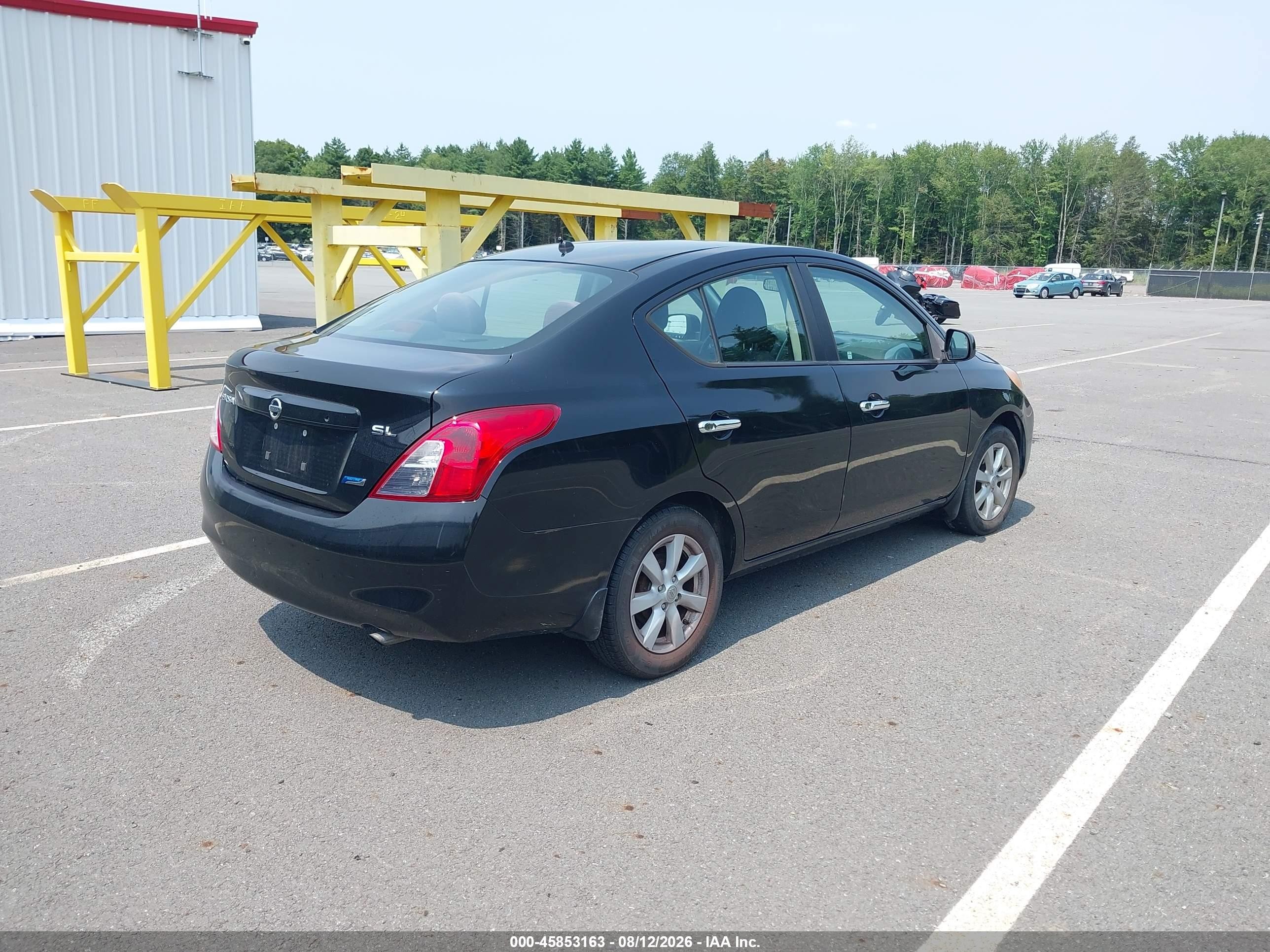2012 Nissan Versa 1.6 Sl Черный vin: 3N1CN7AP5CL945796