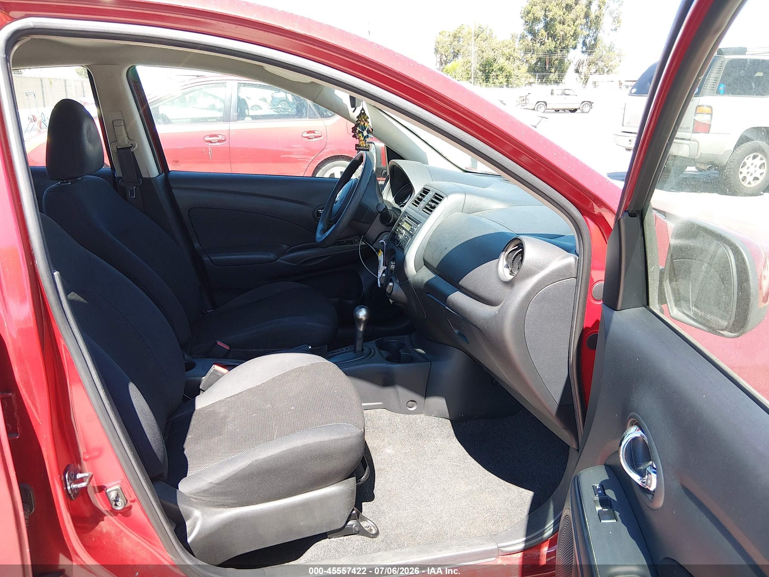2013 Nissan Versa 1.6 Sv Red vin: 3N1CN7AP5DL852522
