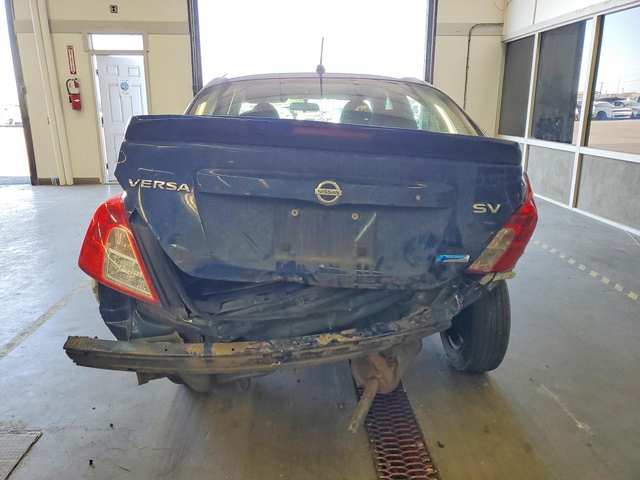 2013 Nissan Versa 1.6 S Blue vin: 3N1CN7AP5DL863052