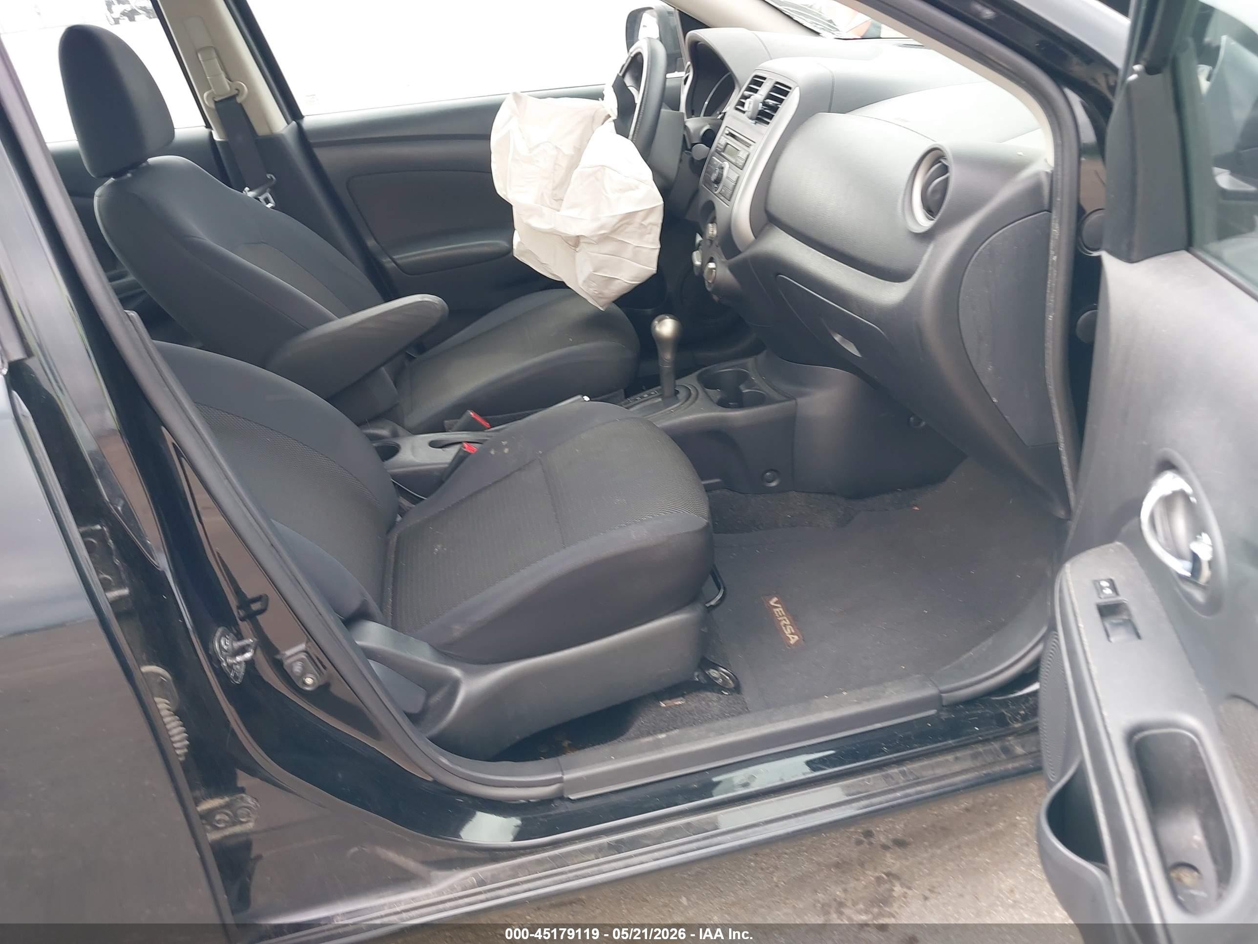 2013 Nissan Versa 1.6 Sv Black vin: 3N1CN7AP5DL881406