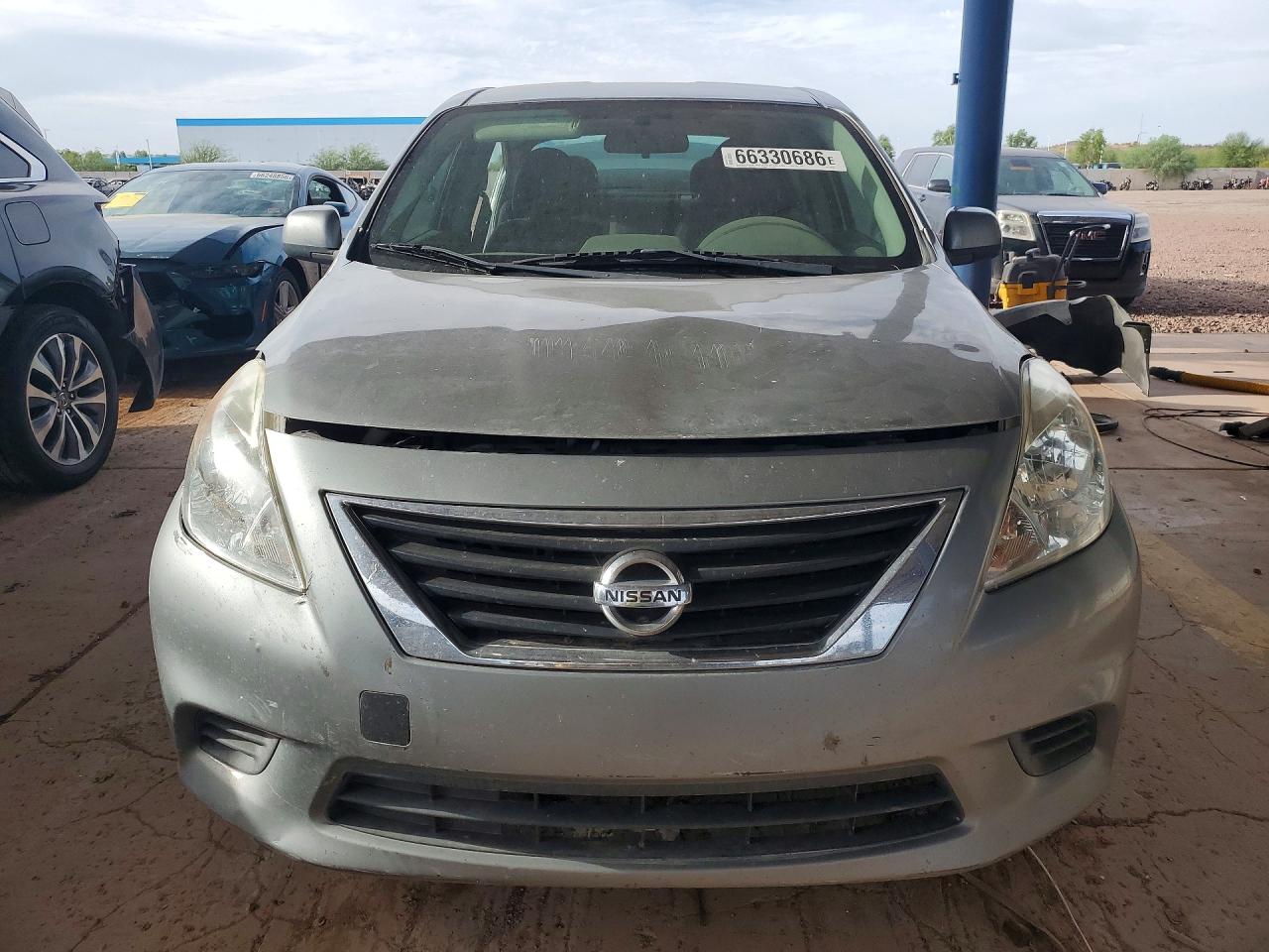 2013 Nissan Versa 1.6 S Gray vin: 3N1CN7AP5DL892986