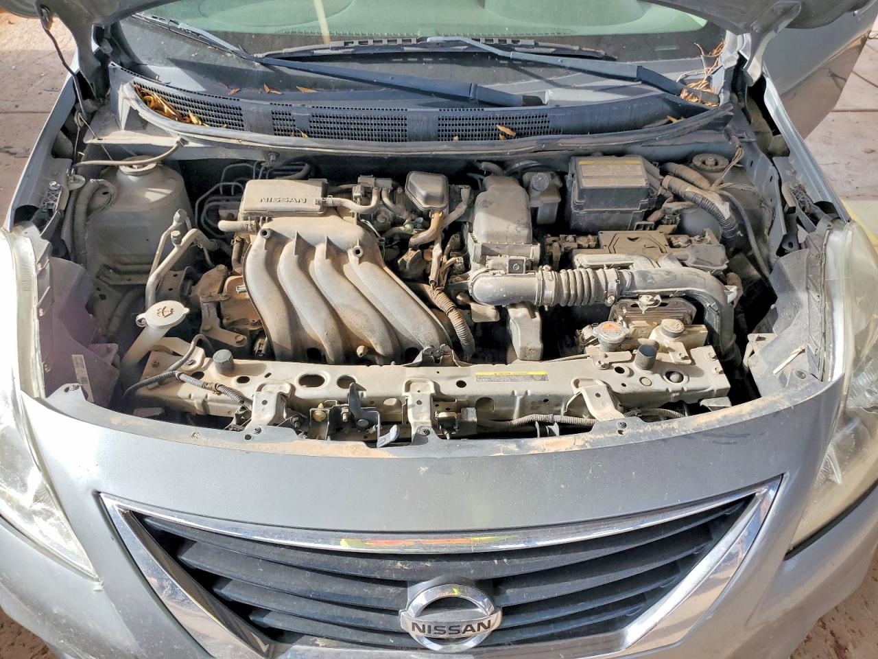 2013 Nissan Versa 1.6 S Gray vin: 3N1CN7AP5DL892986