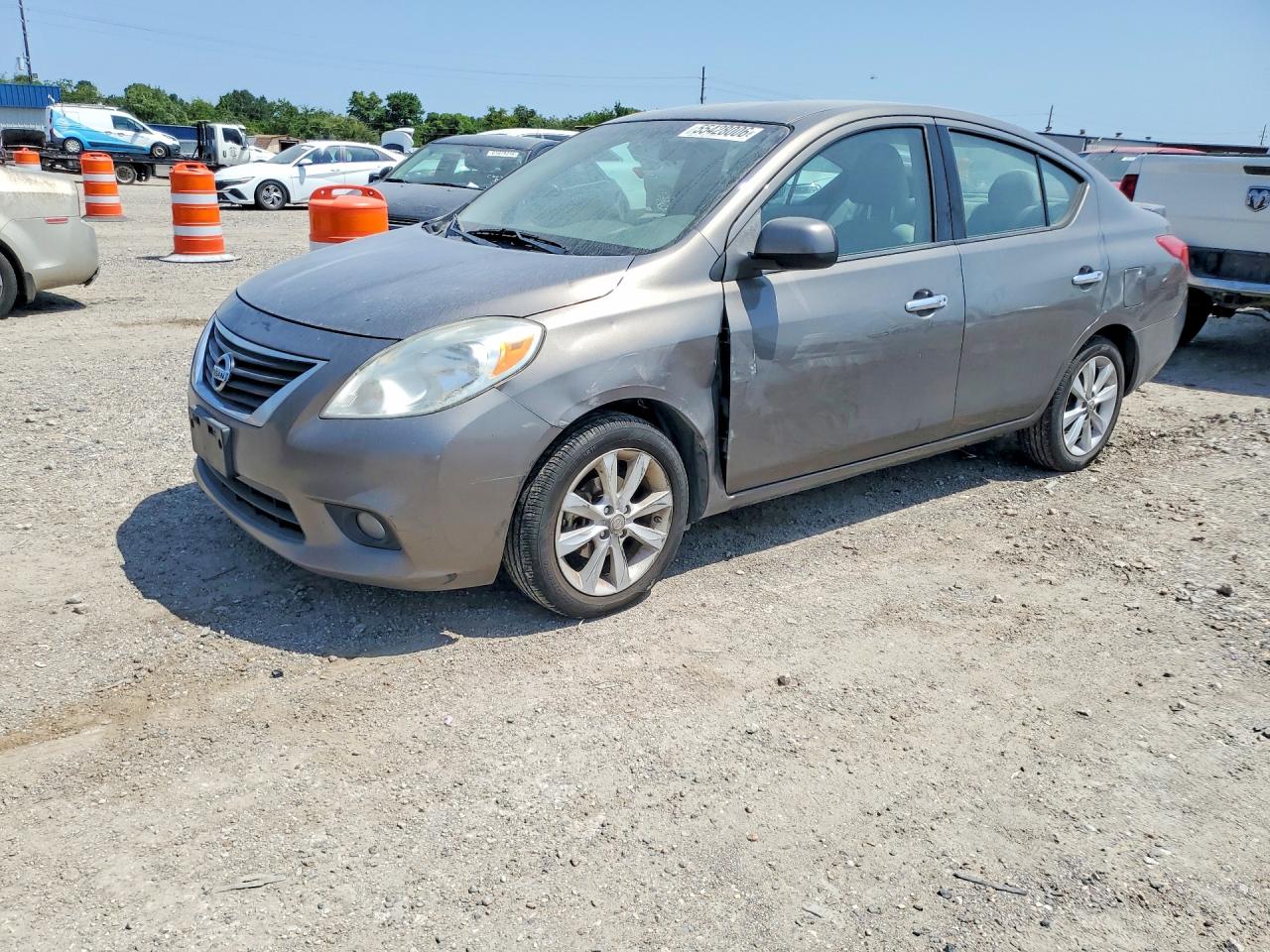 2014 Nissan Versa 1.6 S Gray vin: 3N1CN7AP5EL809915
