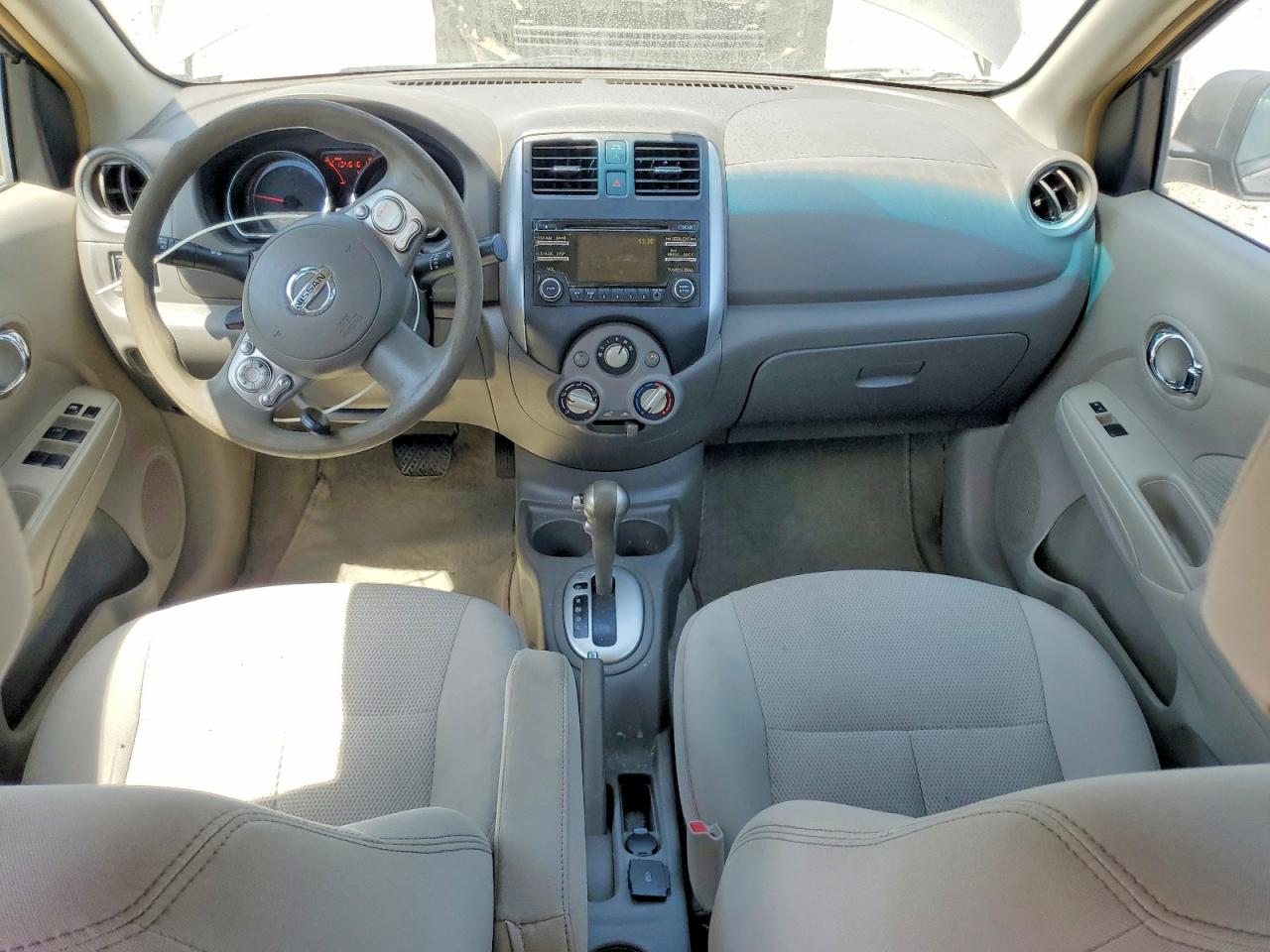 2014 Nissan Versa 1.6 S Gray vin: 3N1CN7AP5EL809915
