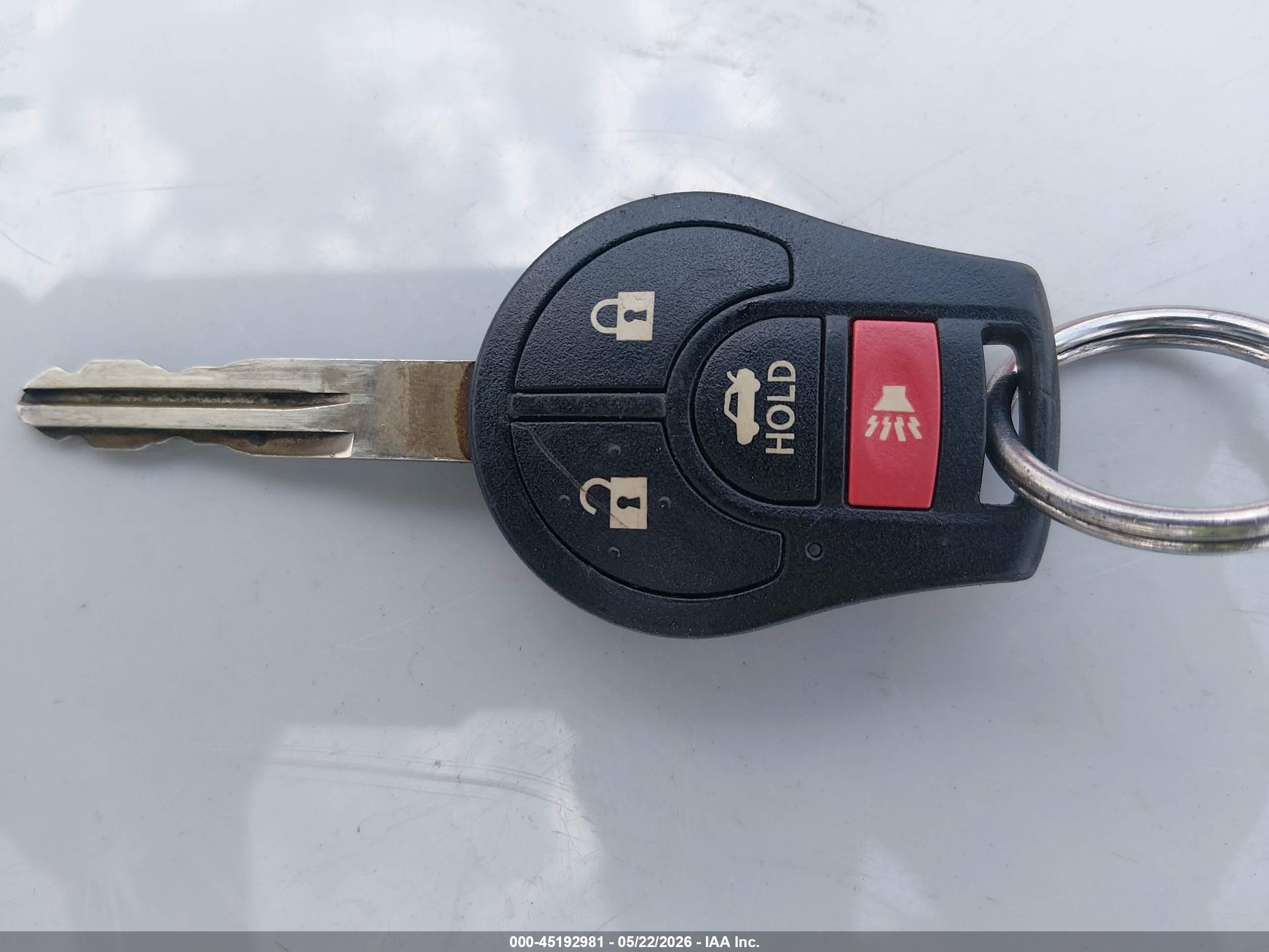 2014 Nissan Versa 1.6 Sv Red vin: 3N1CN7AP5EL816654