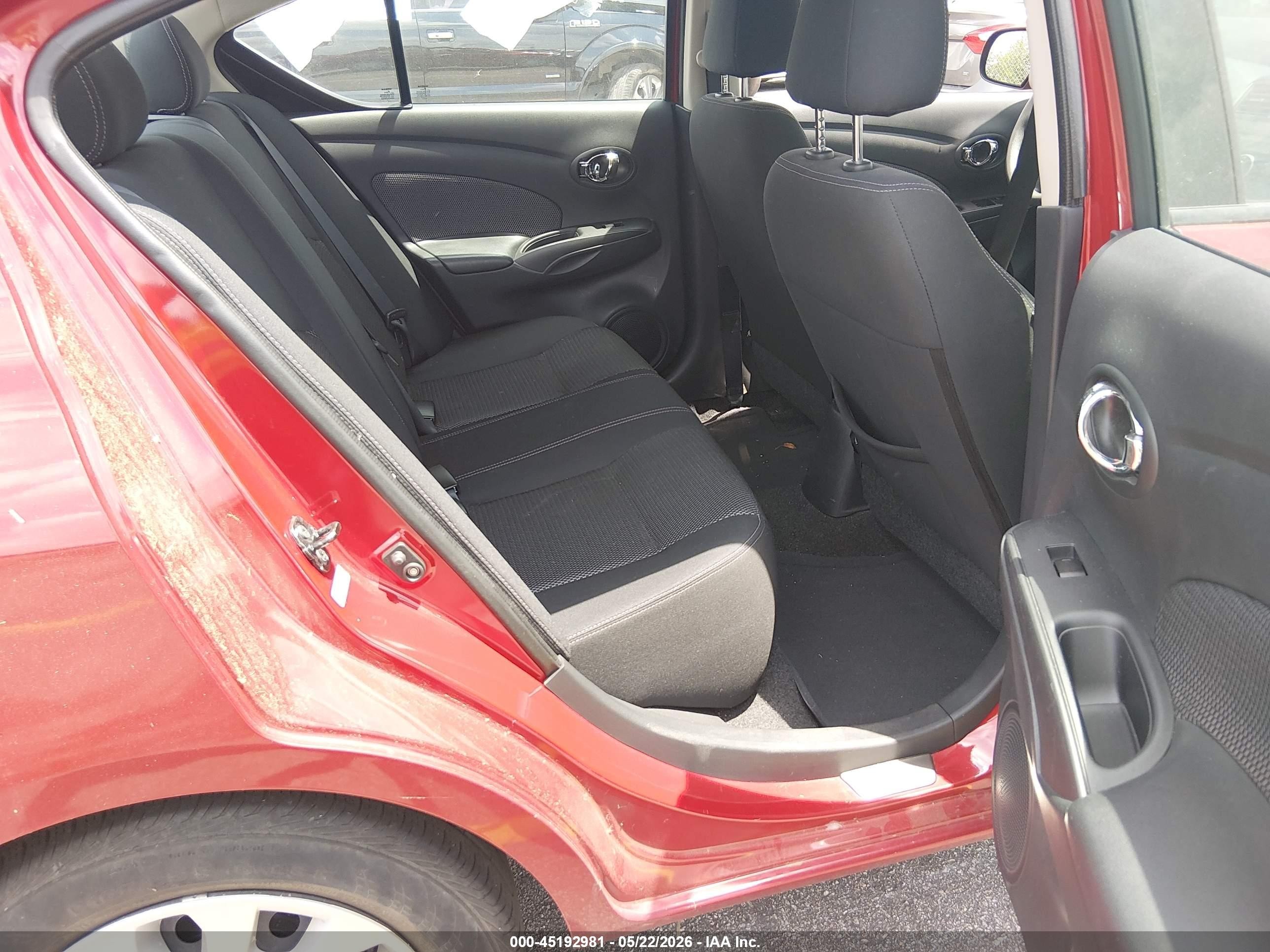 2014 Nissan Versa 1.6 Sv Red vin: 3N1CN7AP5EL816654