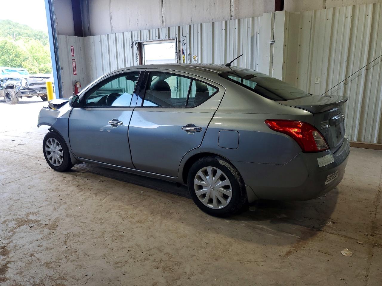 2014 Nissan Versa 1.6 S Gray vin: 3N1CN7AP5EL825449