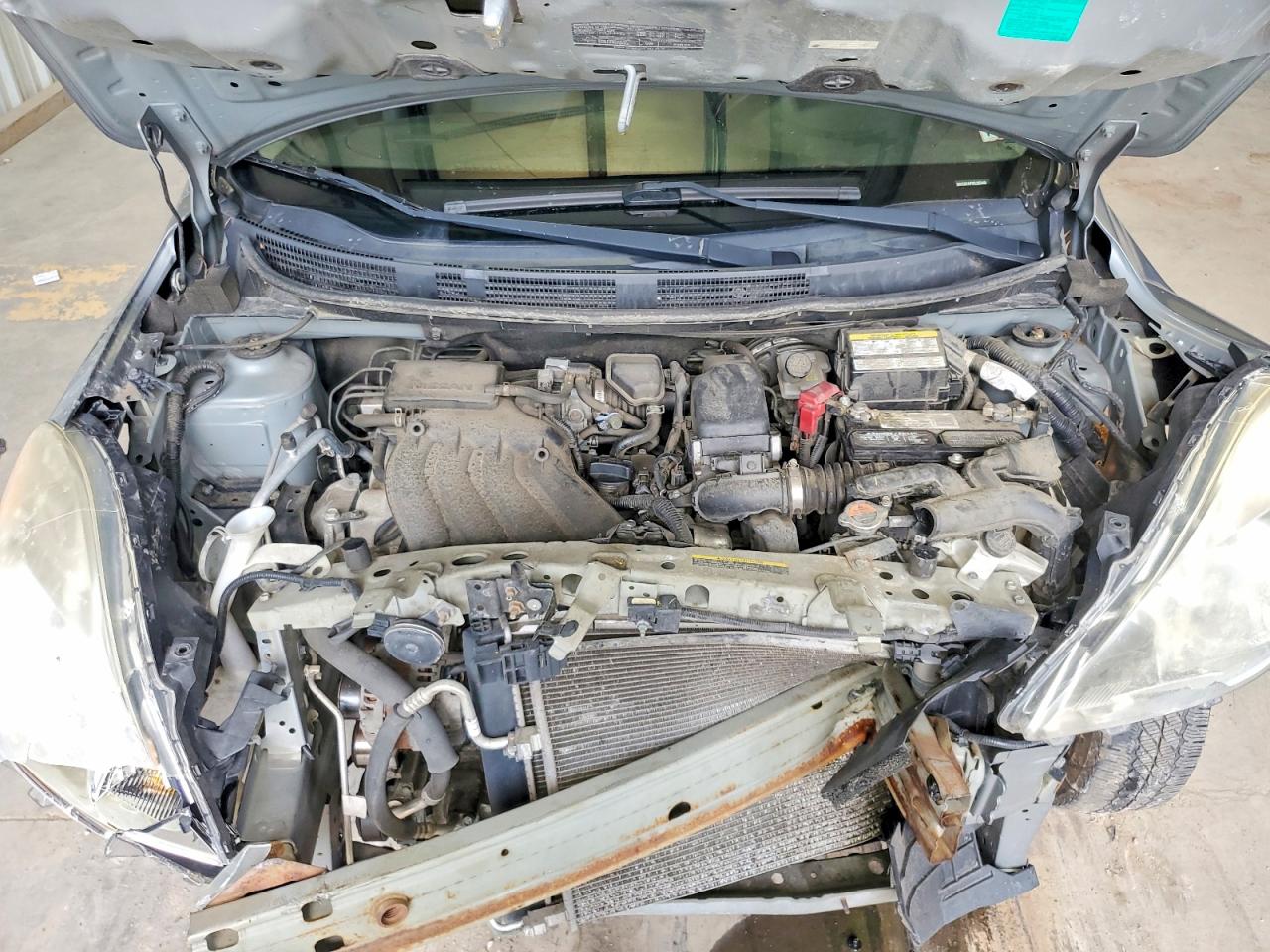 2014 Nissan Versa 1.6 S Gray vin: 3N1CN7AP5EL825449