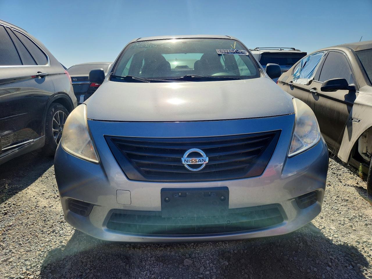 2014 Nissan Versa 1.6 S Gray vin: 3N1CN7AP5EL837469