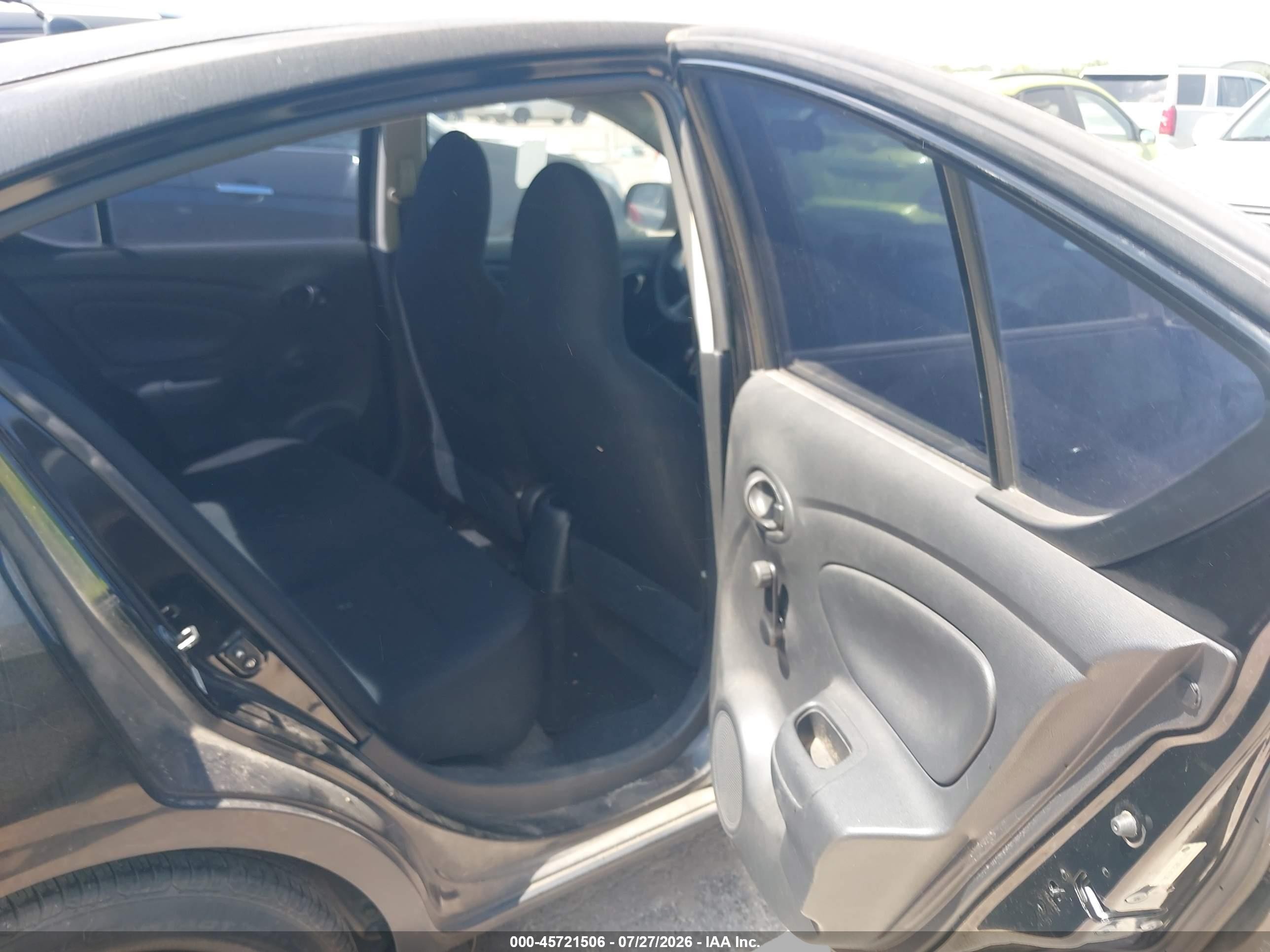 2014 Nissan Versa 1.6 S/1.6 S+/1.6 Sl/1.6 Sv/s Black vin: 3N1CN7AP5EL842042