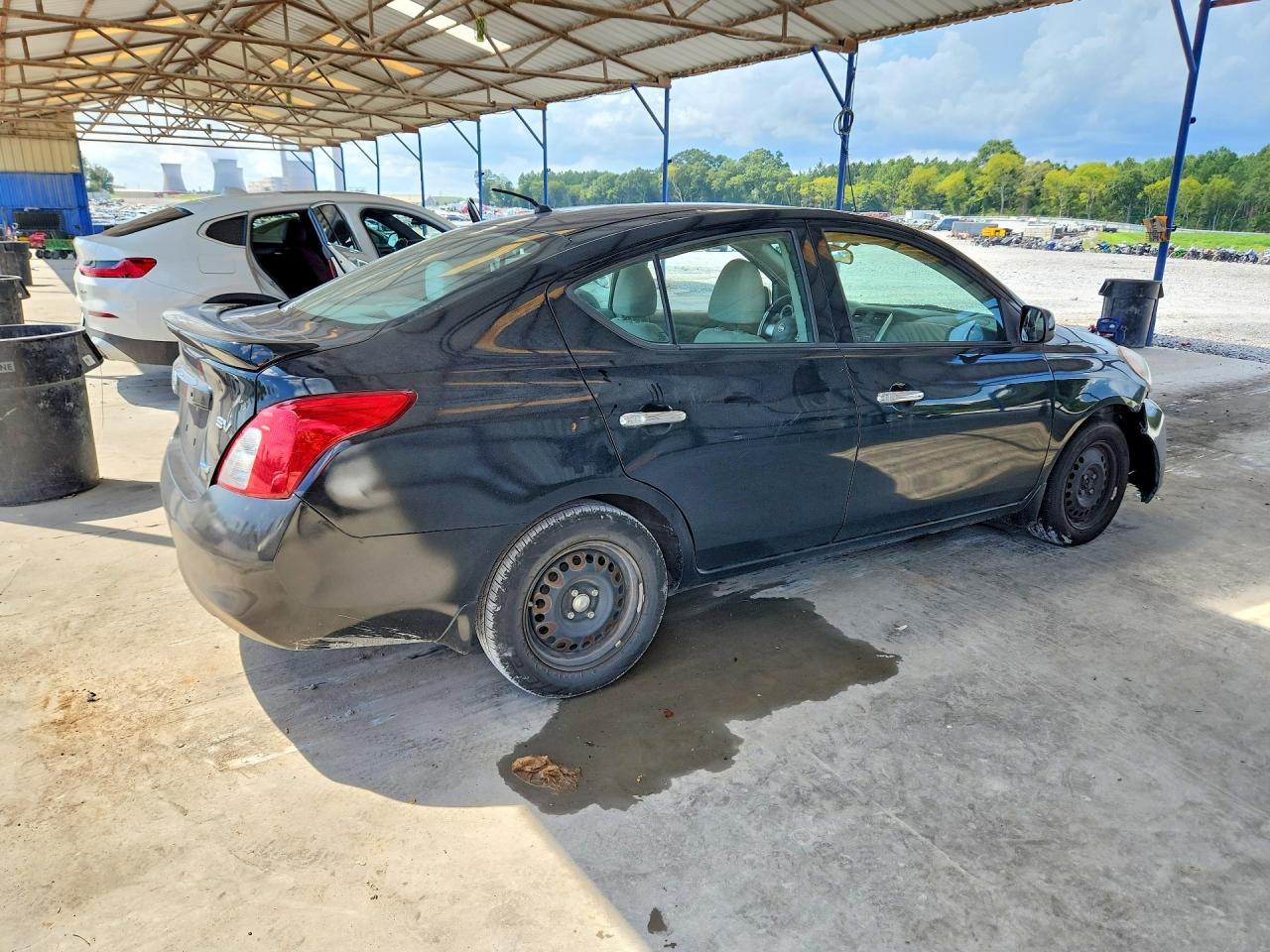 2014 Nissan Versa 1.6 Sv Black vin: 3N1CN7AP5EL847967