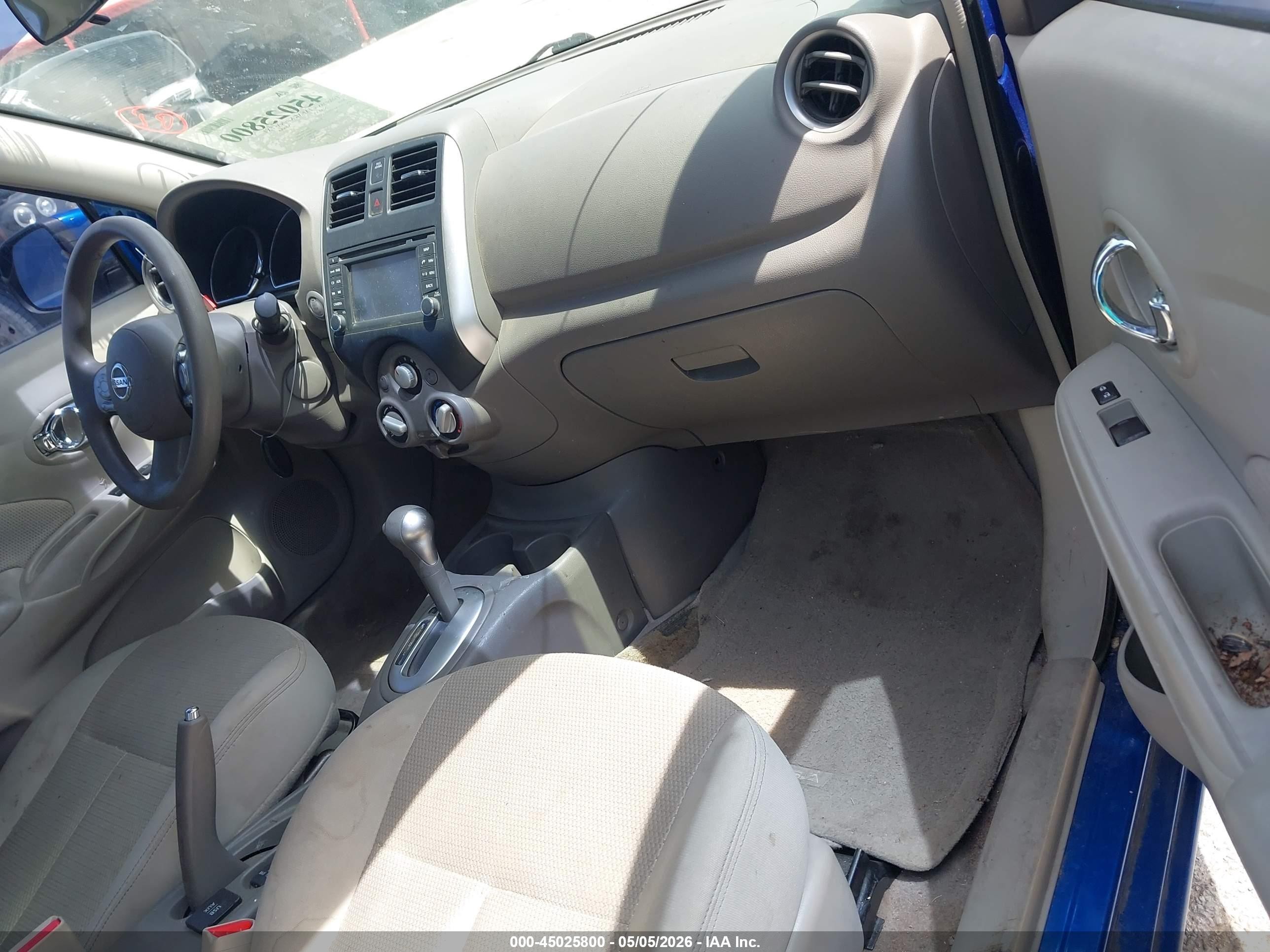 2014 Nissan Versa 1.6 Sl Blue vin: 3N1CN7AP5EL852425
