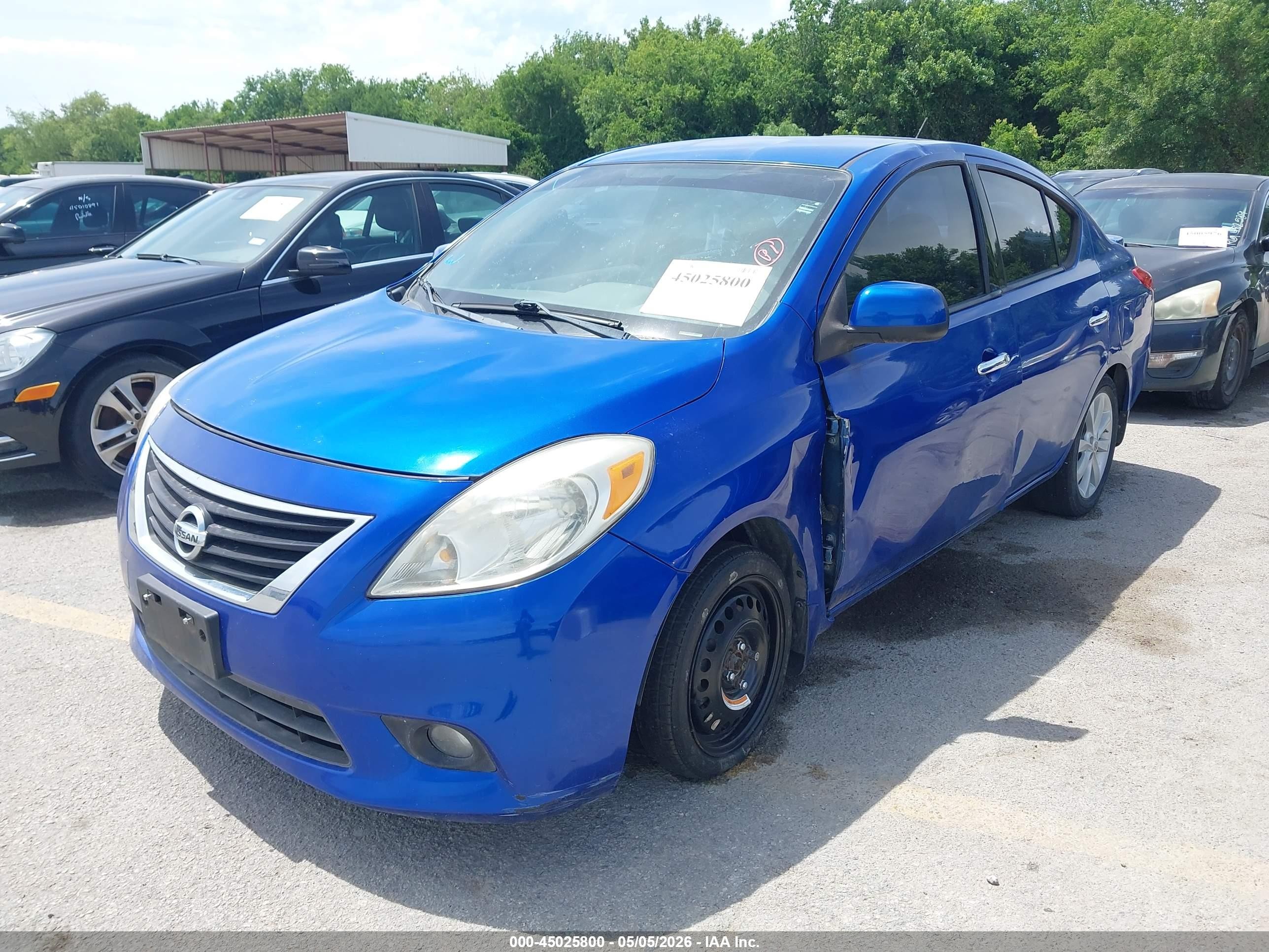 2014 Nissan Versa 1.6 Sl Blue vin: 3N1CN7AP5EL852425