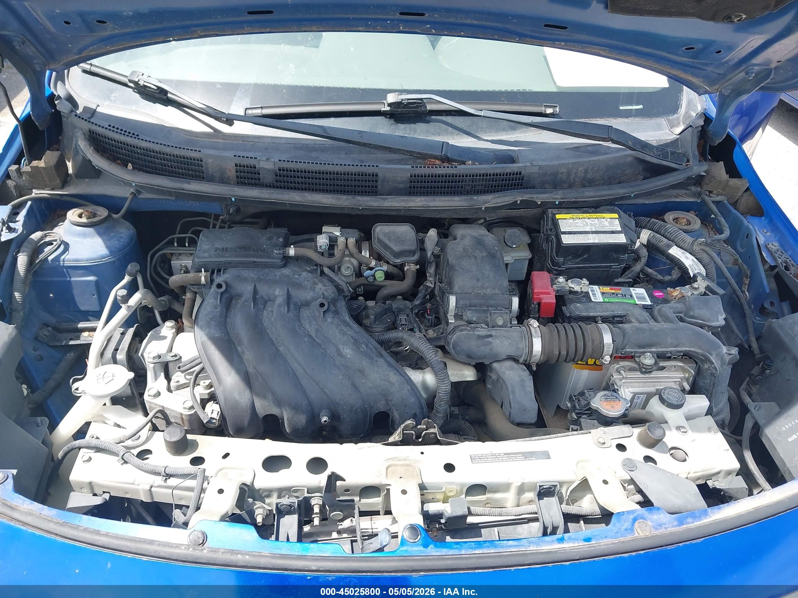 2014 Nissan Versa 1.6 Sl Blue vin: 3N1CN7AP5EL852425