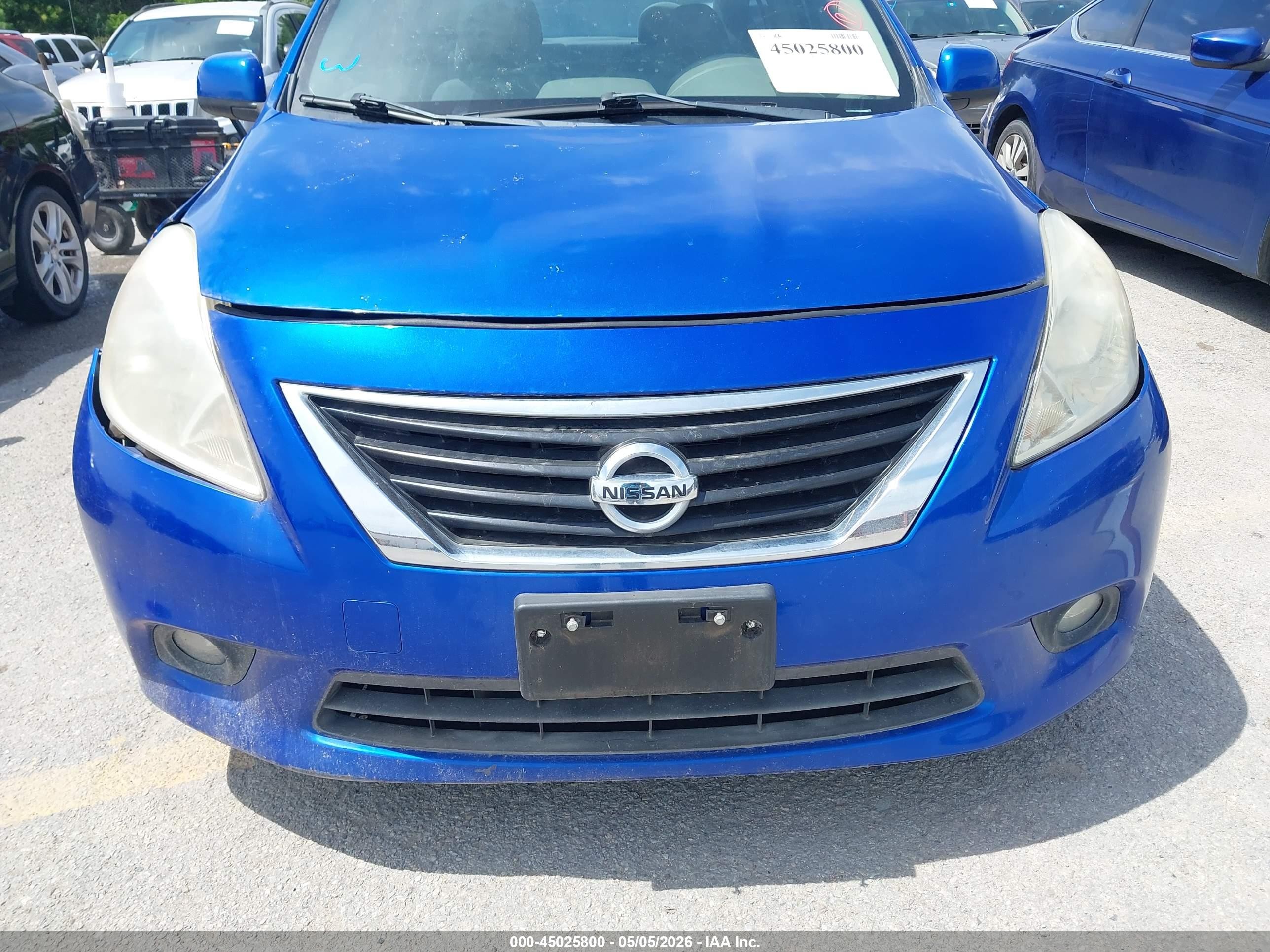 2014 Nissan Versa 1.6 Sl Blue vin: 3N1CN7AP5EL852425