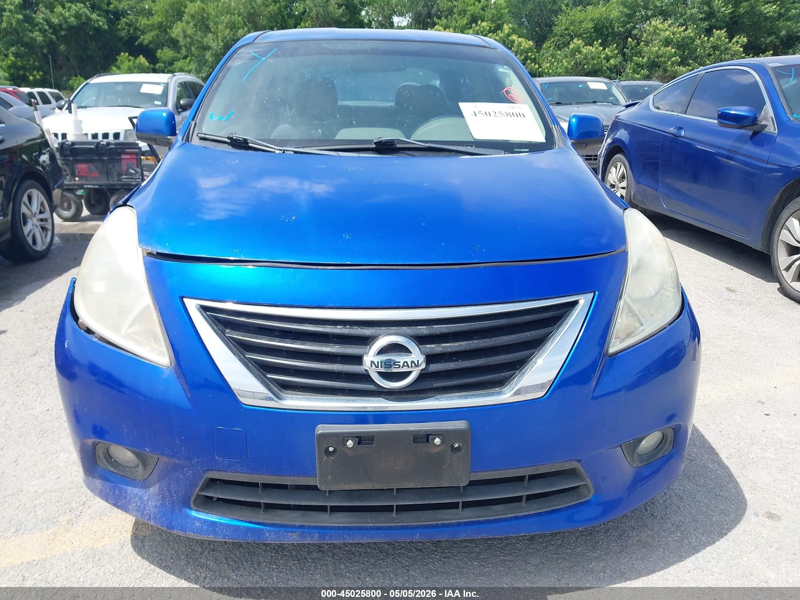 2014 Nissan Versa 1.6 Sl Blue vin: 3N1CN7AP5EL852425