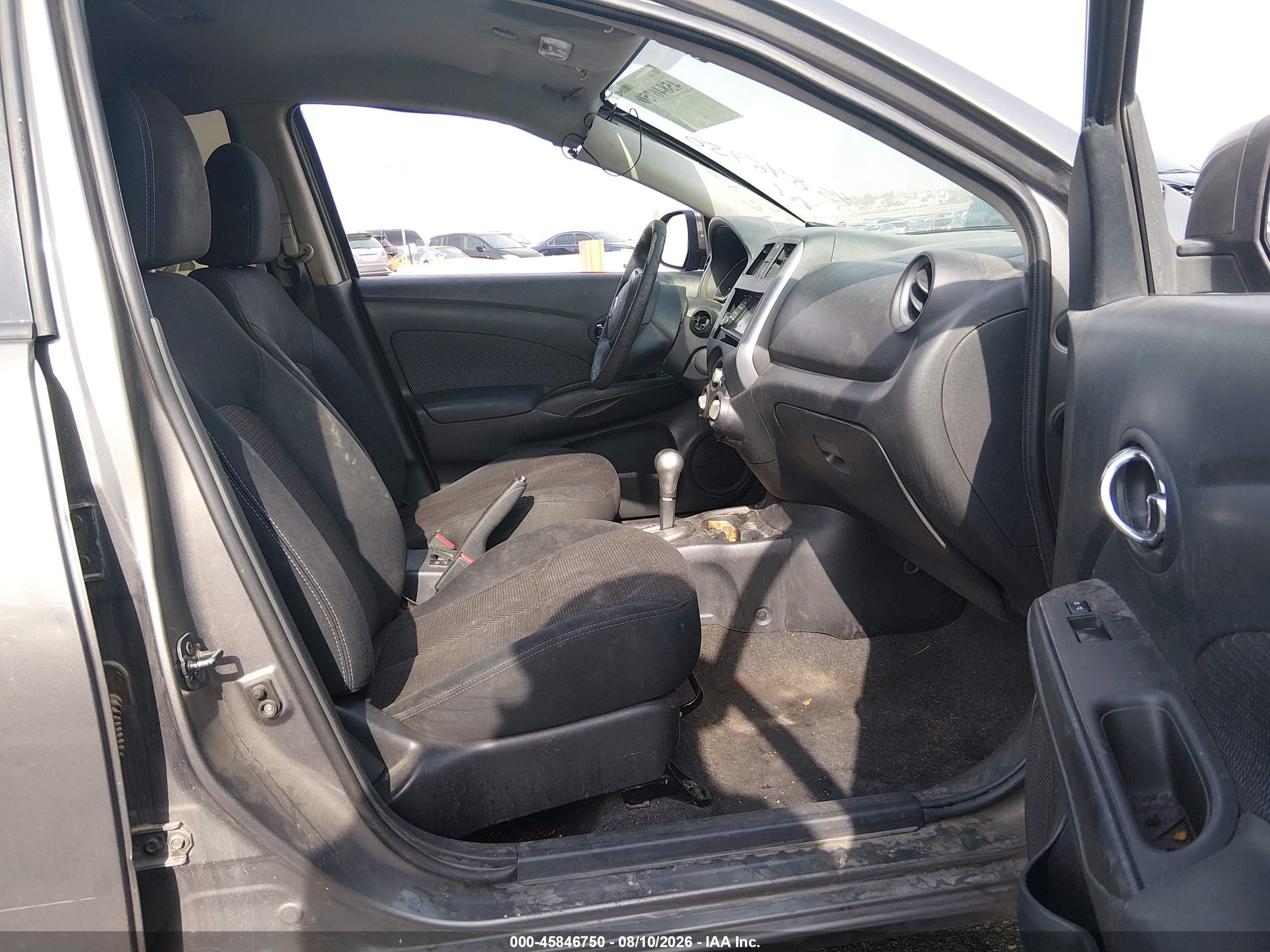 2014 Nissan Versa 1.6 Sl Black vin: 3N1CN7AP5EL852800