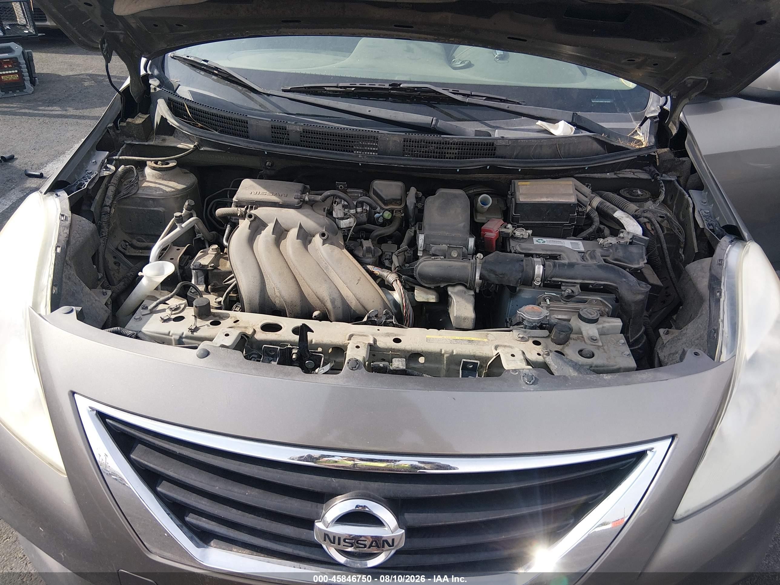 2014 Nissan Versa 1.6 Sl Black vin: 3N1CN7AP5EL852800