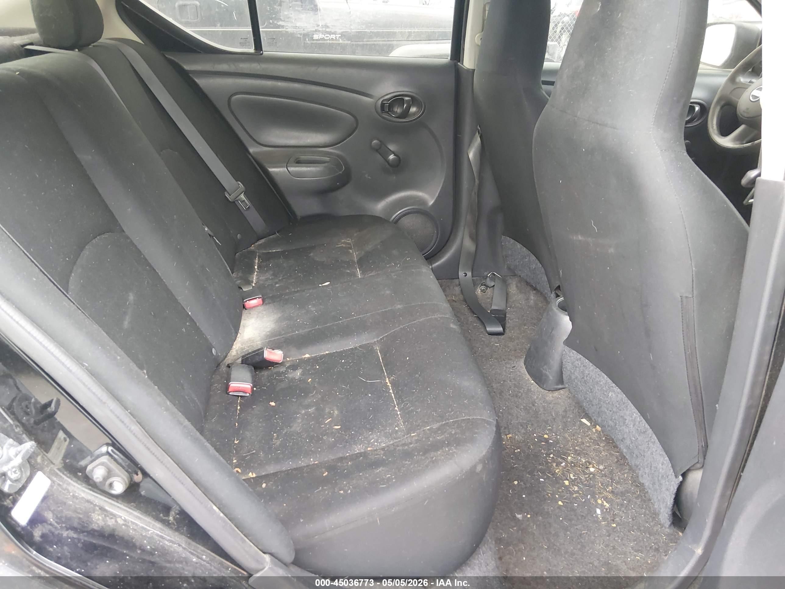 2014 Nissan Versa 1.6 S Black vin: 3N1CN7AP5EL863151