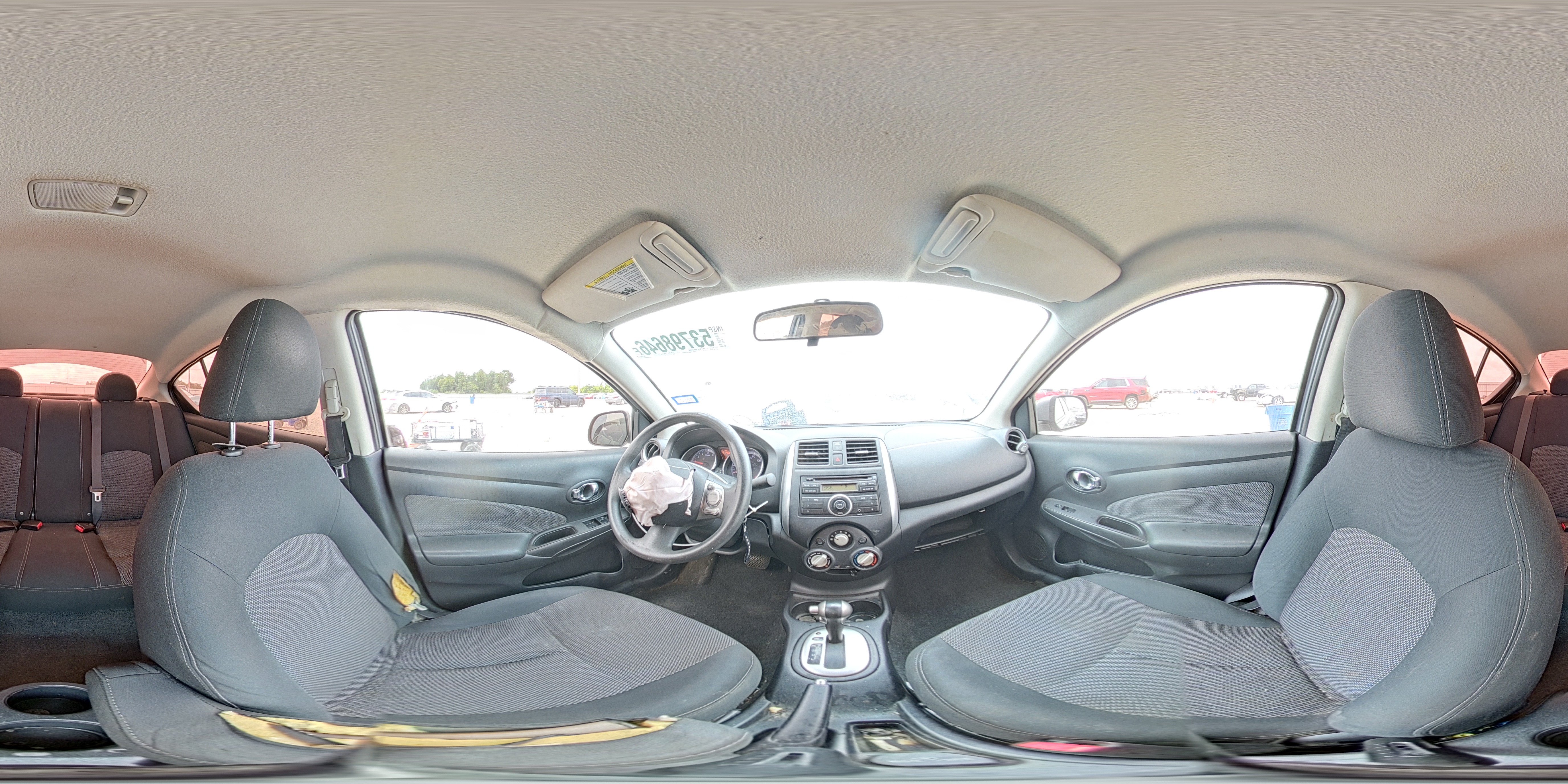 2014 Nissan Versa Silver vin: 3N1CN7AP5EL875669