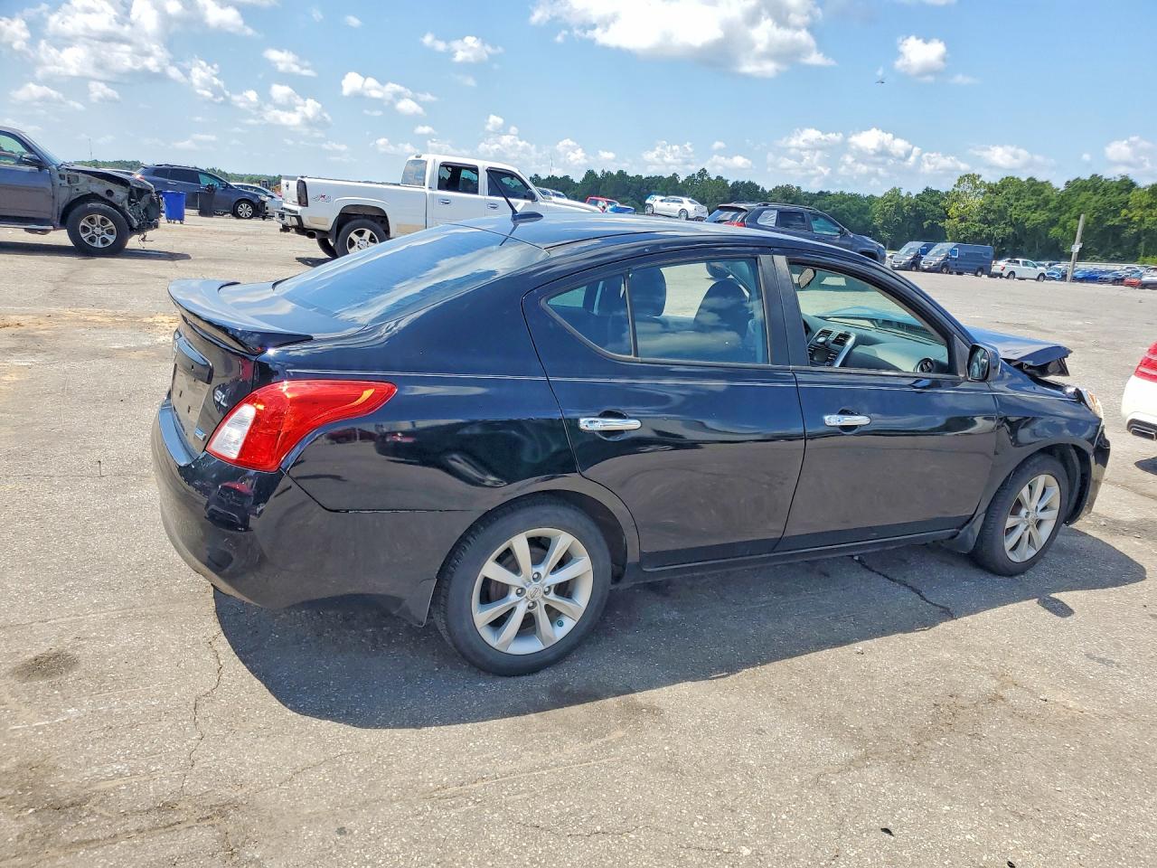 2014 Nissan Versa 1.6 Sl Black vin: 3N1CN7AP5EL877034