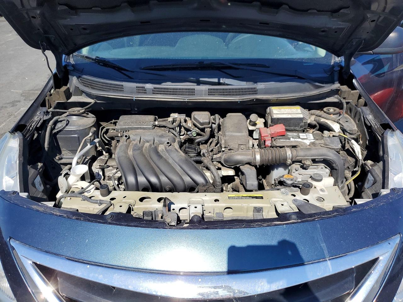 2015 Nissan Versa 1.6 S Blue vin: 3N1CN7AP5FL833181