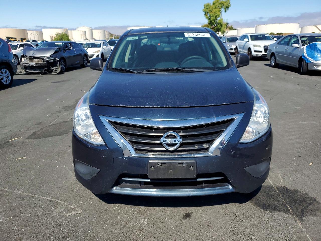 2015 Nissan Versa 1.6 S Blue vin: 3N1CN7AP5FL833181