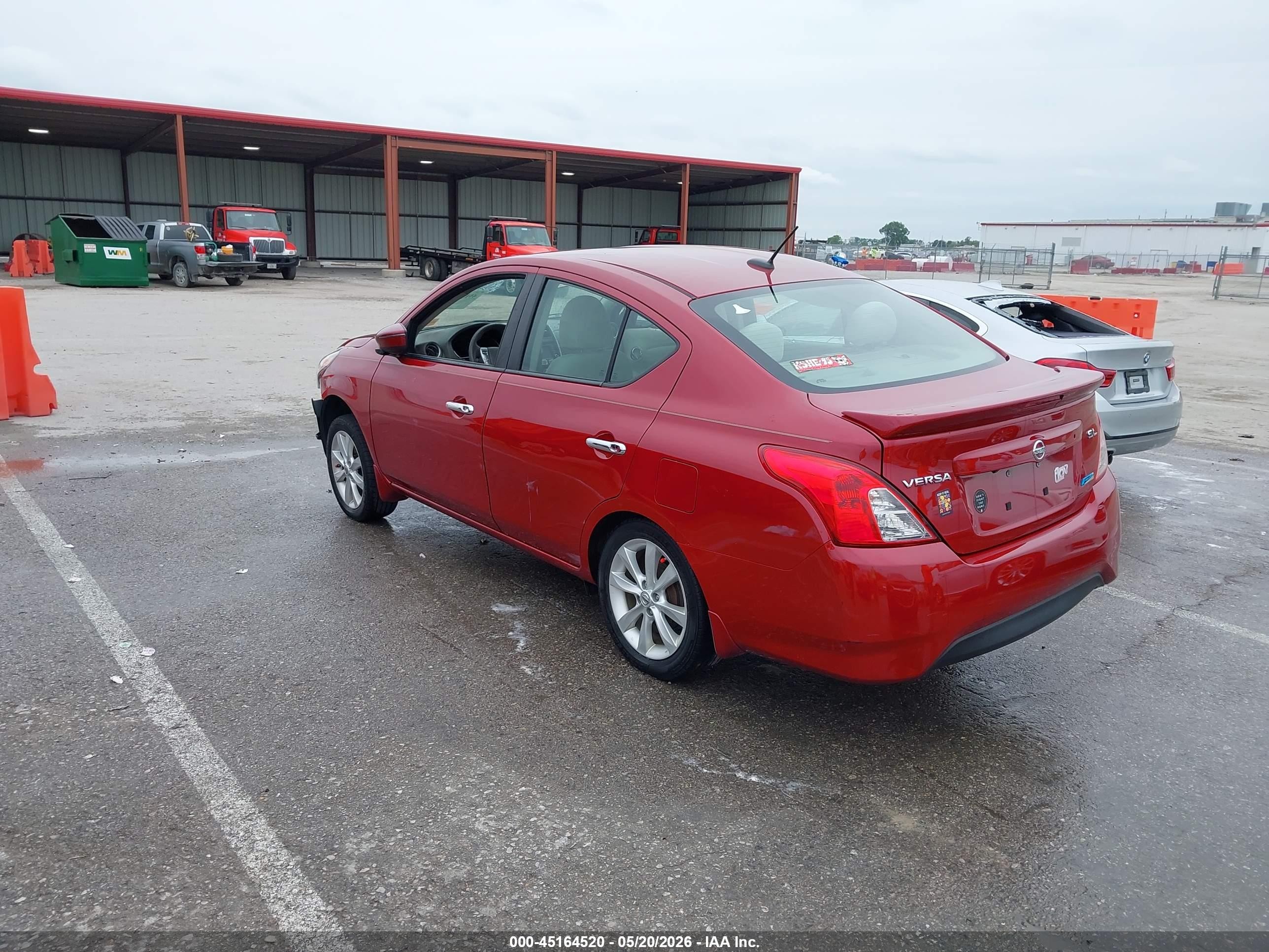 2015 Nissan Versa 1.6 Sl Red vin: 3N1CN7AP5FL873017