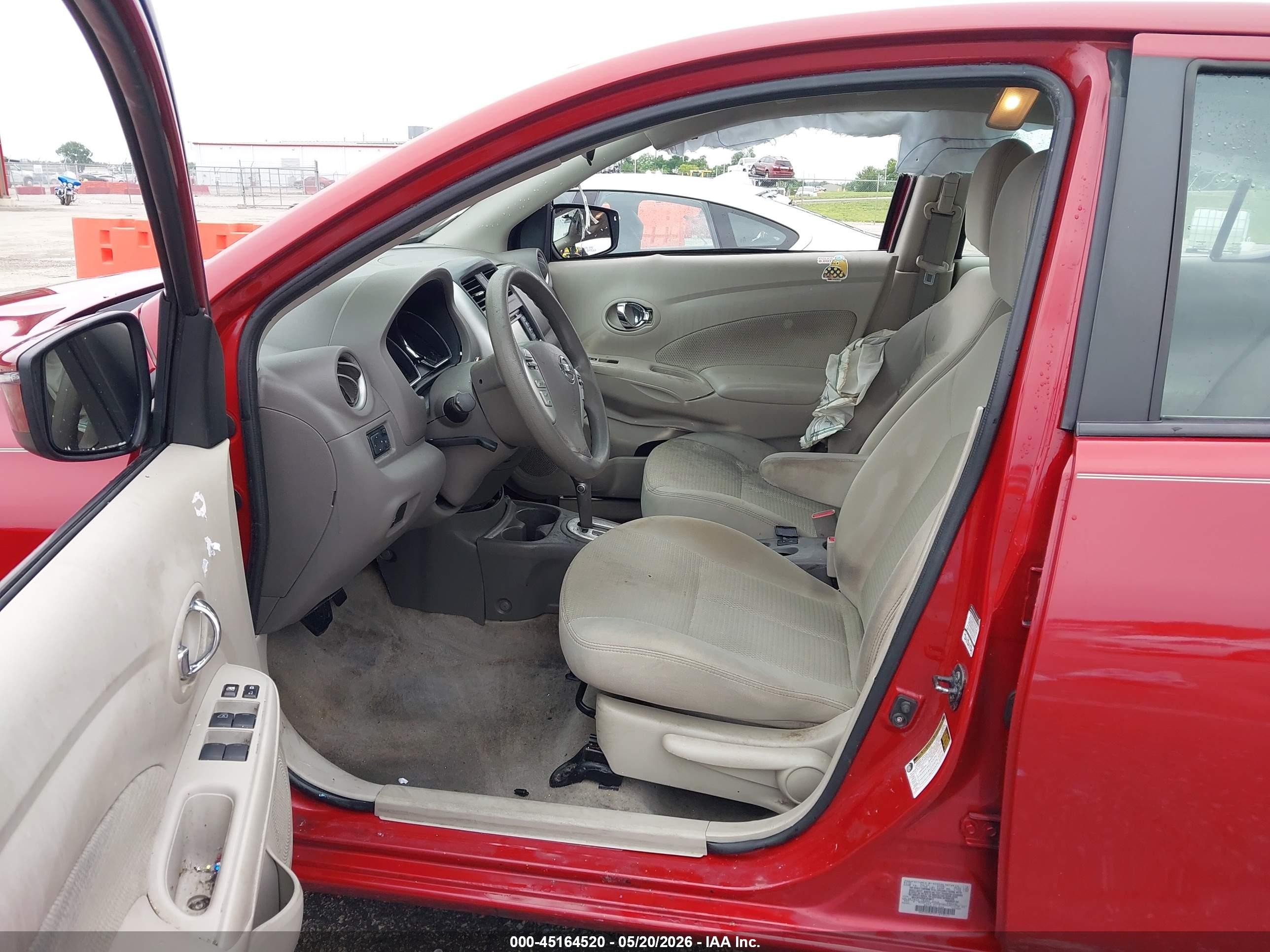 2015 Nissan Versa 1.6 Sl Red vin: 3N1CN7AP5FL873017