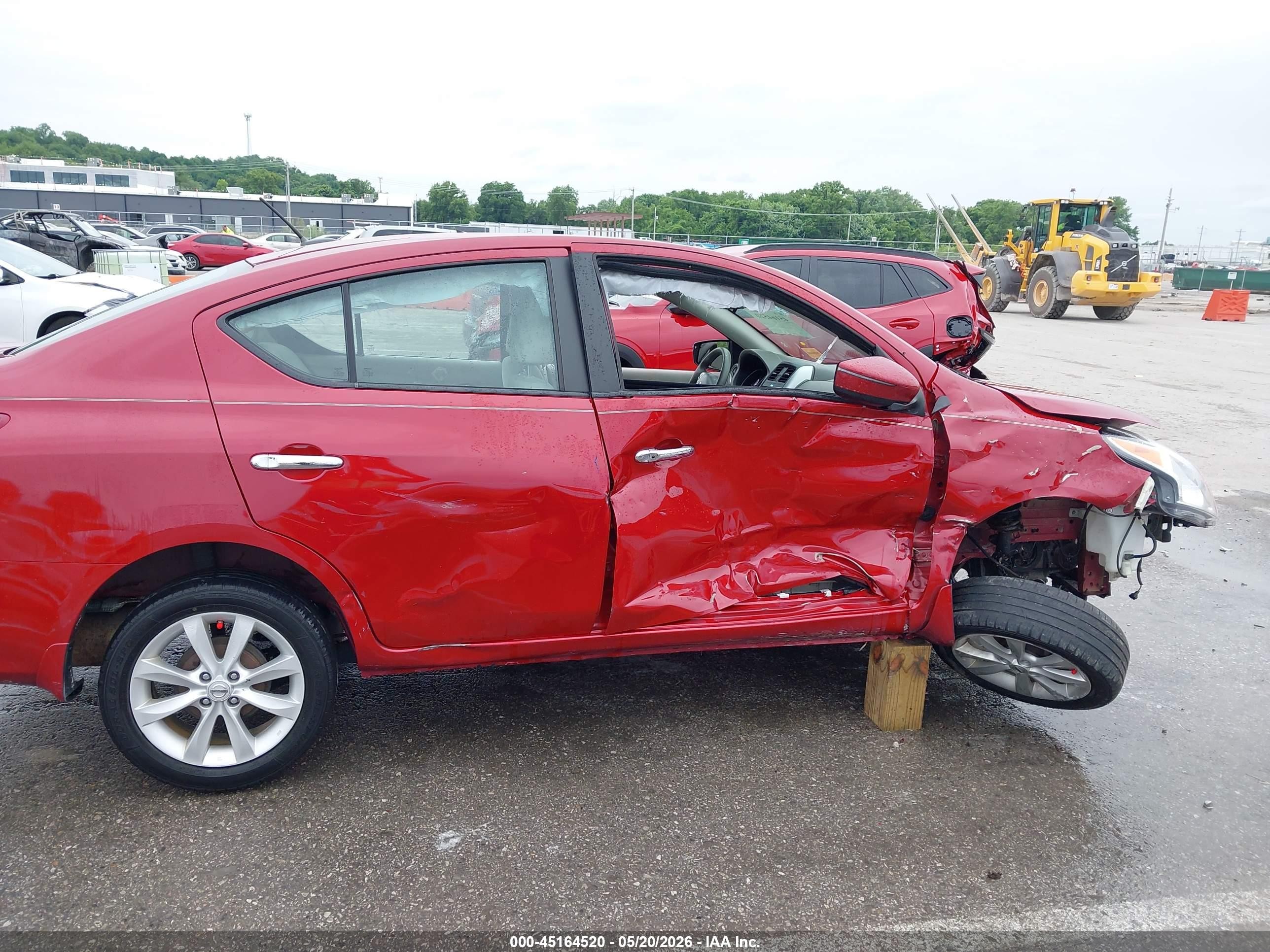 2015 Nissan Versa 1.6 Sl Red vin: 3N1CN7AP5FL873017