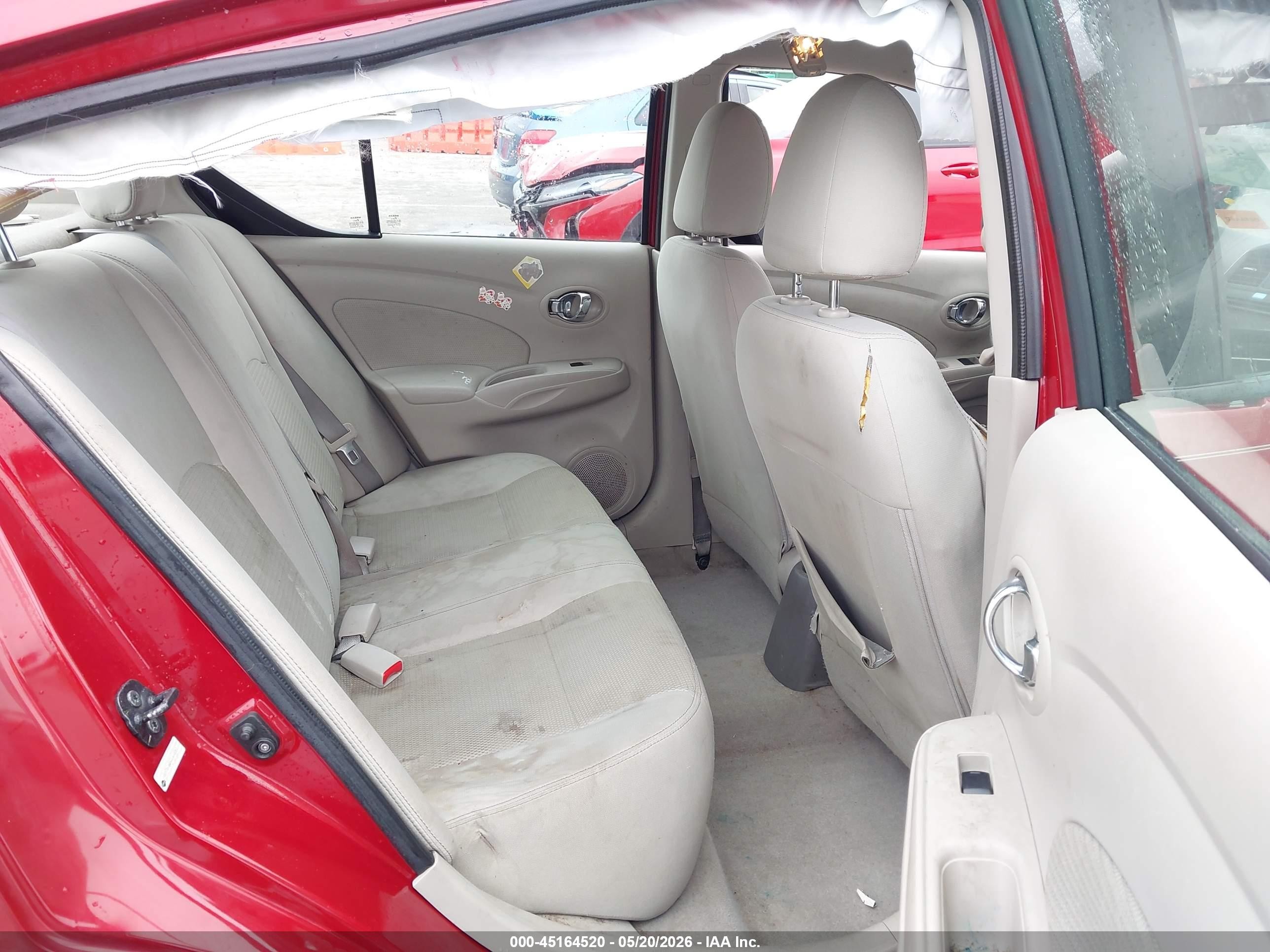 2015 Nissan Versa 1.6 Sl Red vin: 3N1CN7AP5FL873017