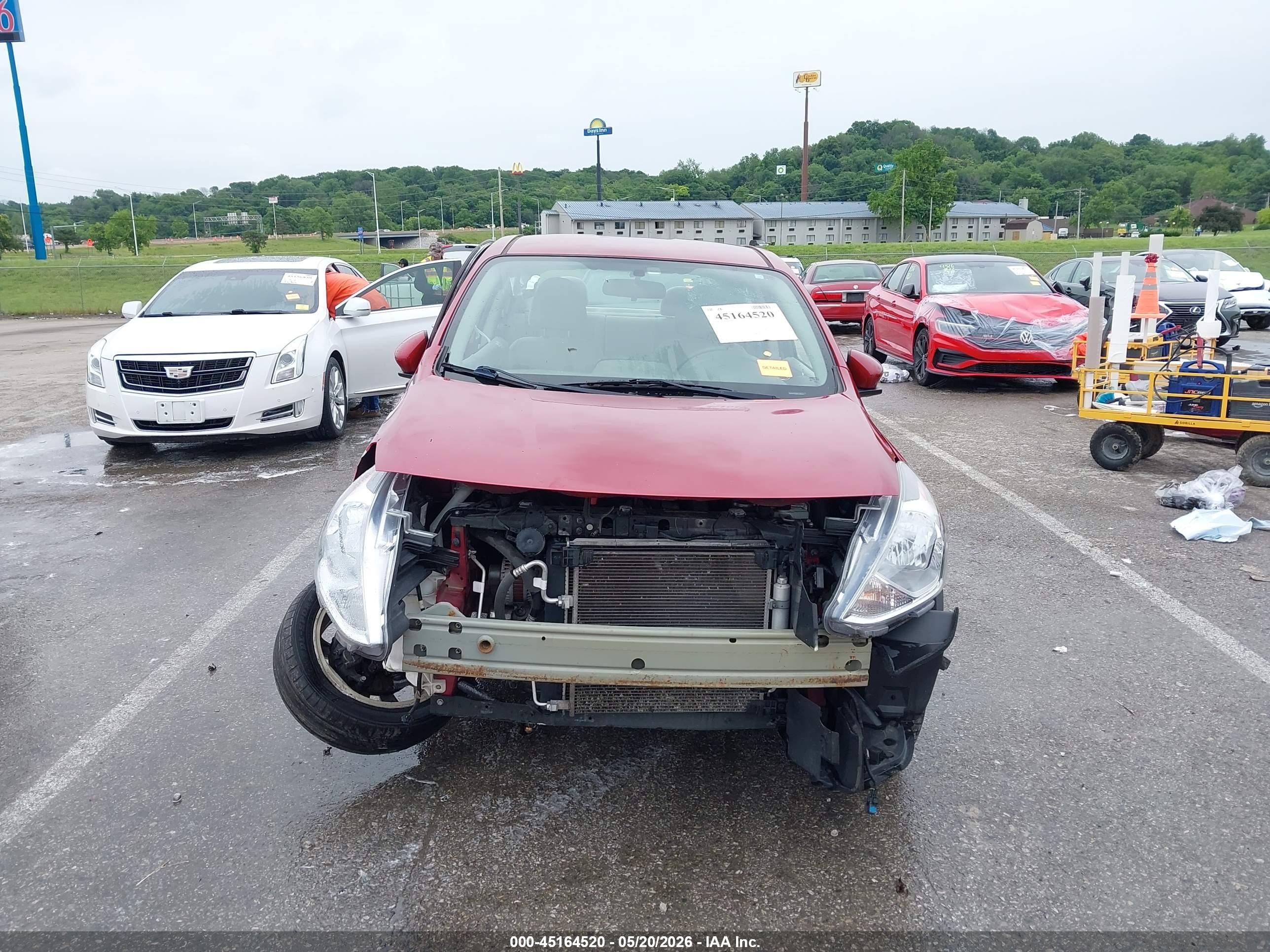 2015 Nissan Versa 1.6 Sl Red vin: 3N1CN7AP5FL873017