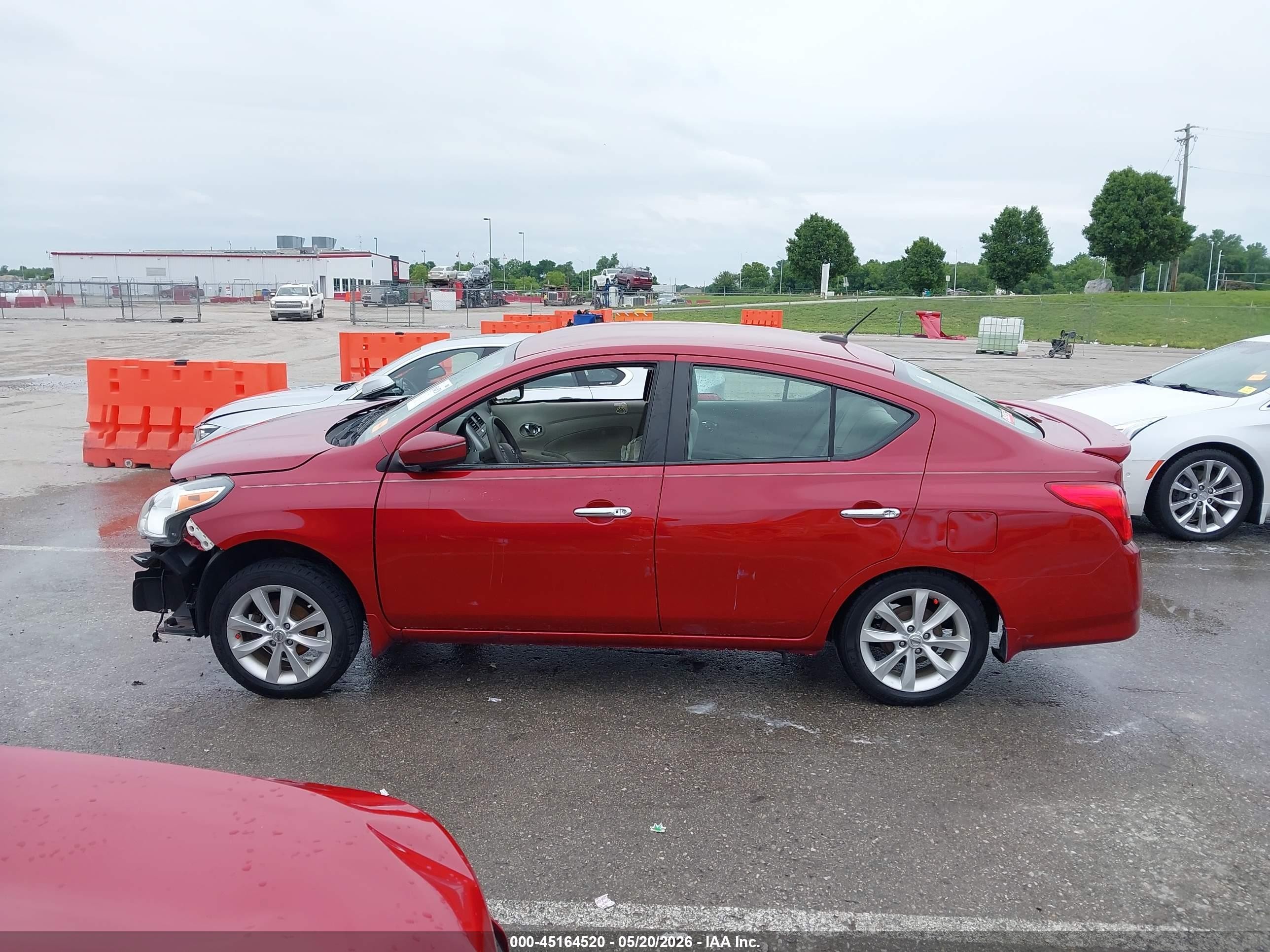 2015 Nissan Versa 1.6 Sl Red vin: 3N1CN7AP5FL873017
