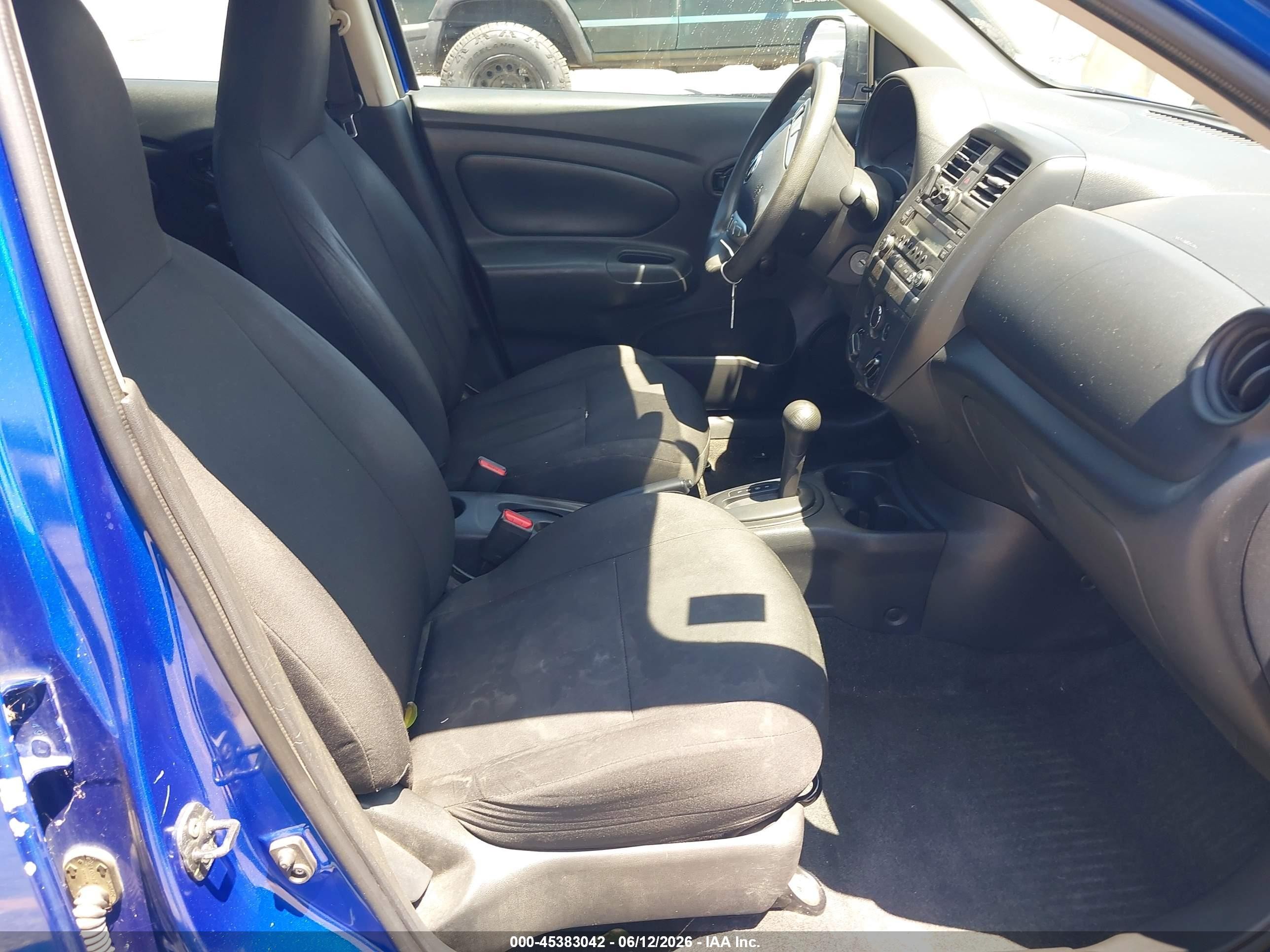 2015 Nissan Versa 1.6 S+ Blue vin: 3N1CN7AP5FL877147