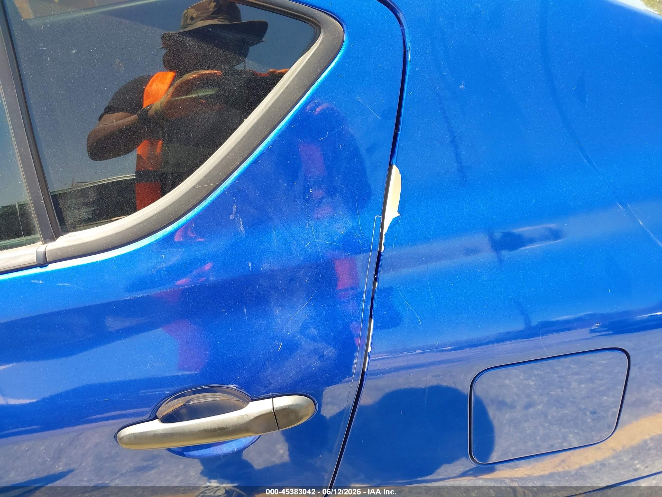 2015 Nissan Versa 1.6 S+ Blue vin: 3N1CN7AP5FL877147