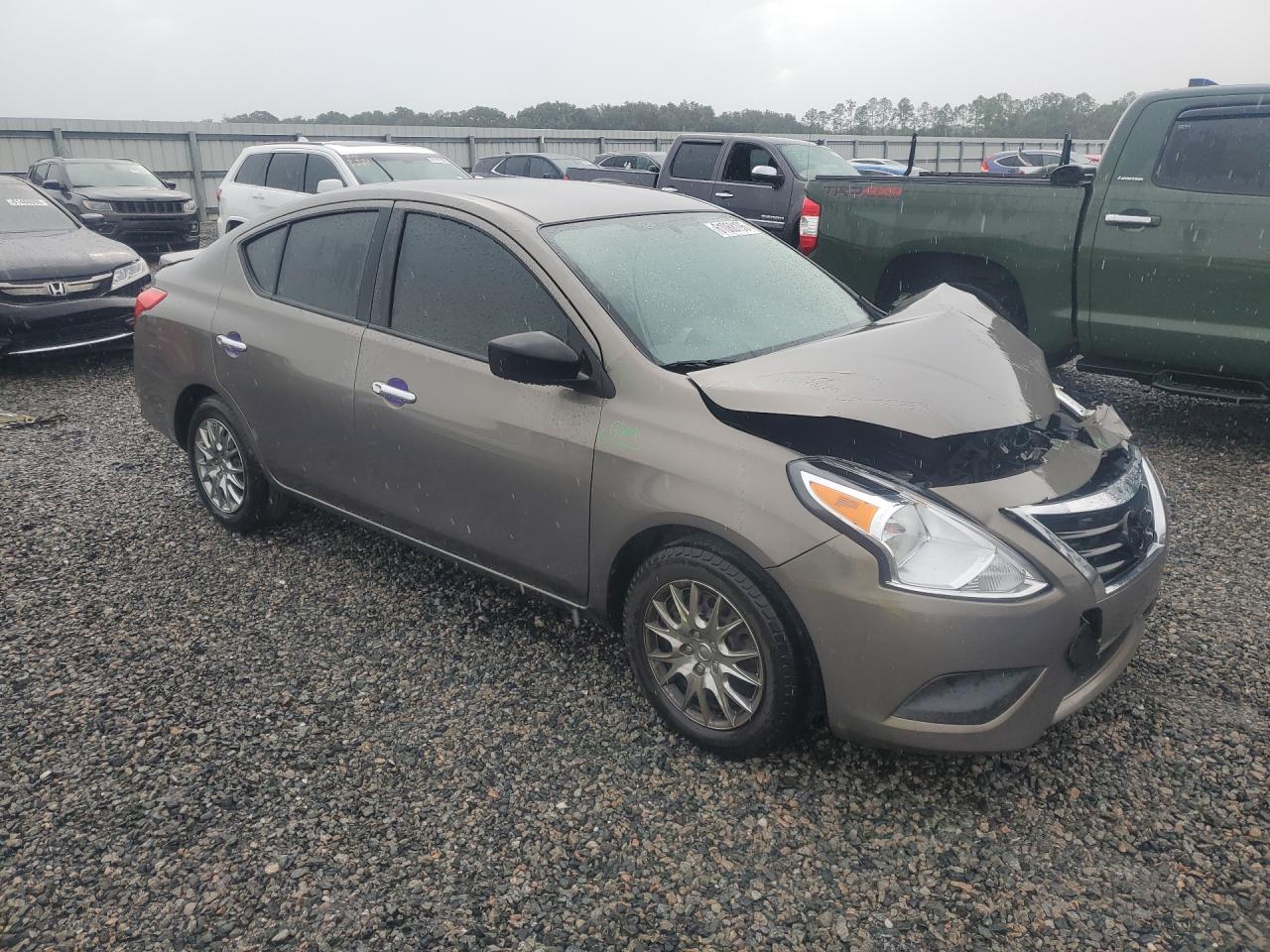 2015 Nissan Versa 1.6 Sv Gray vin: 3N1CN7AP5FL885667