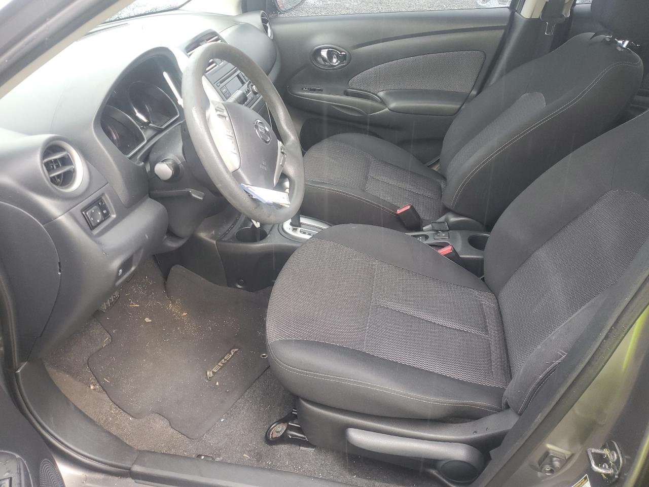 2015 Nissan Versa 1.6 Sv Gray vin: 3N1CN7AP5FL885667