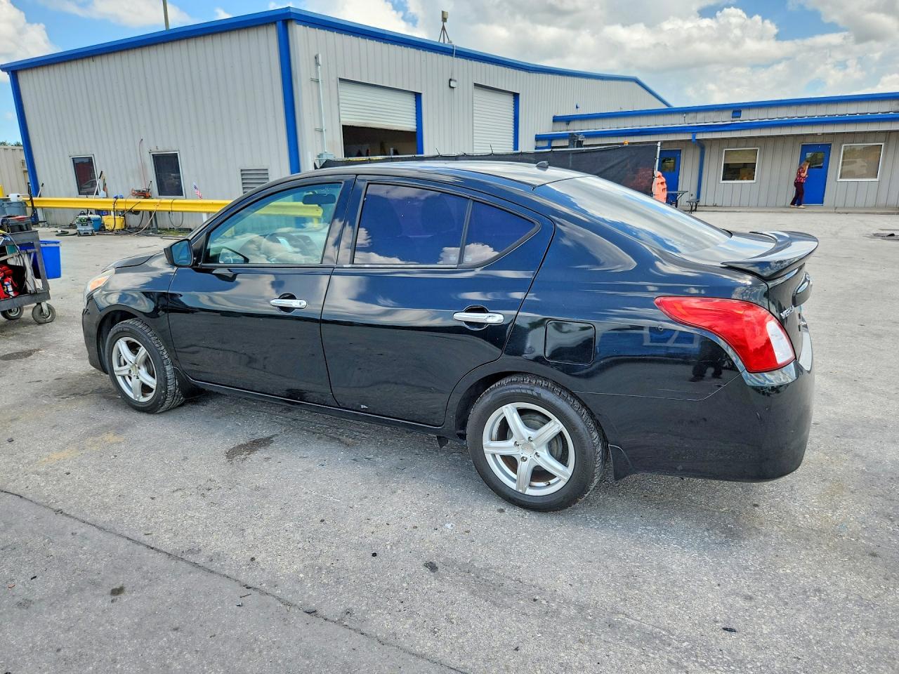 2015 Nissan Versa 1.6 Sv Black vin: 3N1CN7AP5FL887984