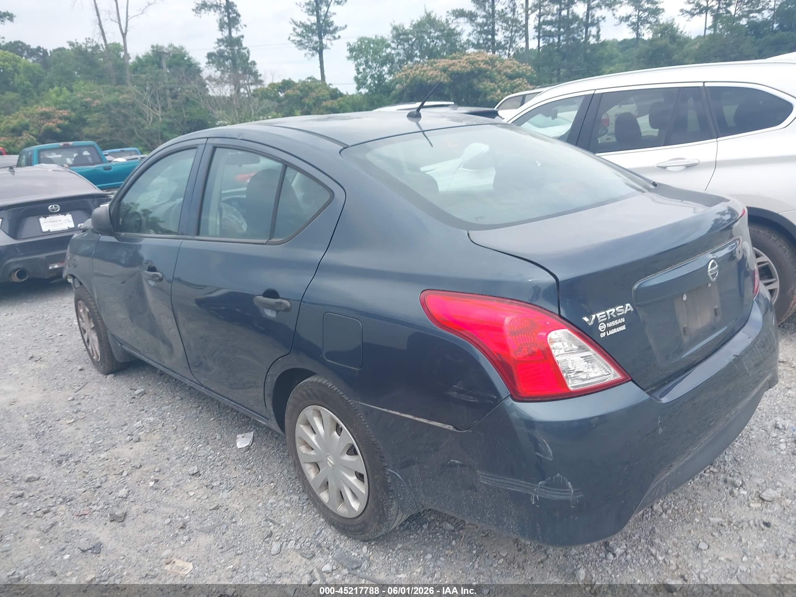 2015 Nissan Versa 1.6 S Black vin: 3N1CN7AP5FL908414