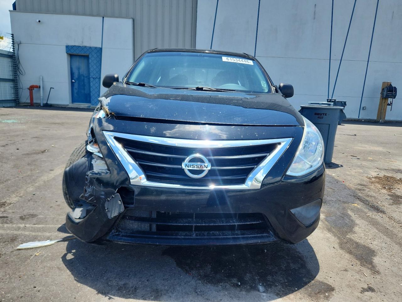 2015 Nissan Versa 1.6 S Black vin: 3N1CN7AP5FL959086