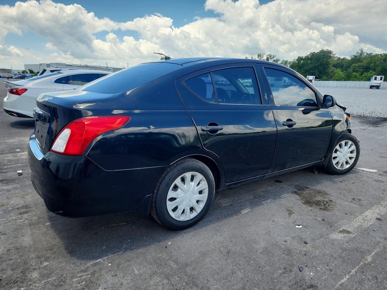 2015 Nissan Versa 1.6 S Black vin: 3N1CN7AP5FL959086