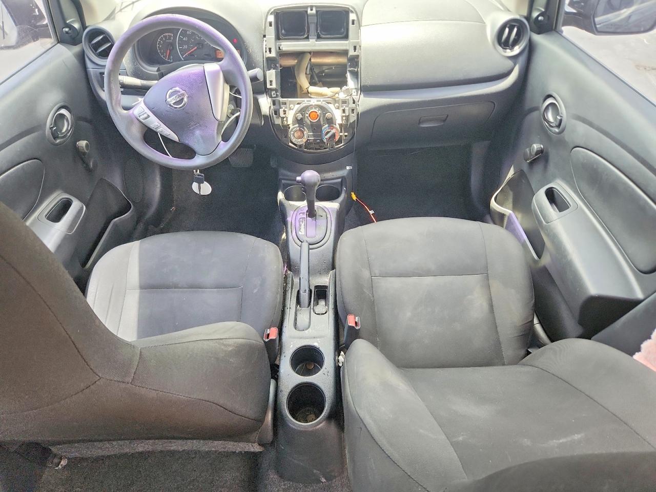 2015 Nissan Versa 1.6 S Black vin: 3N1CN7AP5FL959086