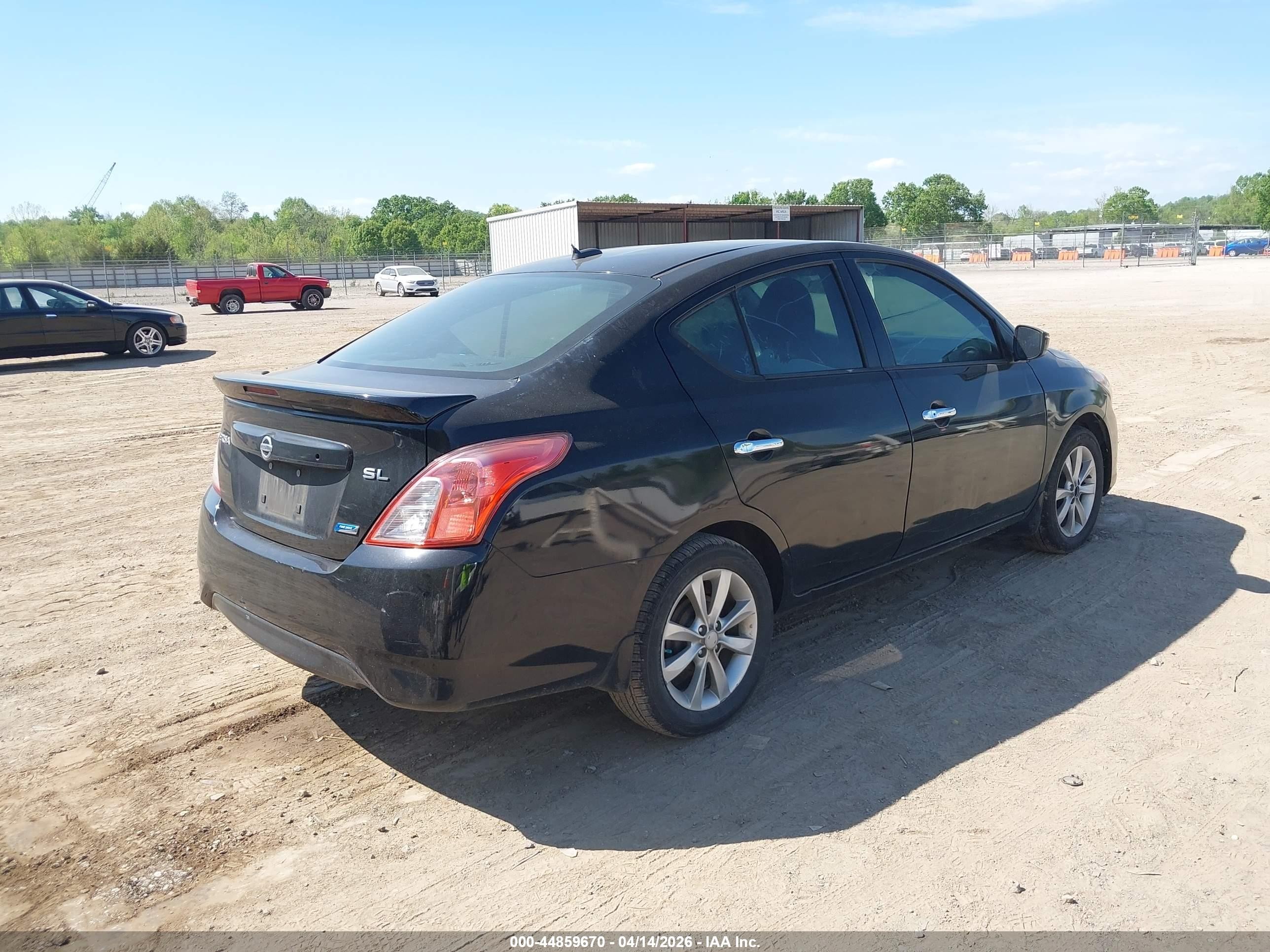 2016 Nissan Versa 1.6 Sl Black vin: 3N1CN7AP5GL900671