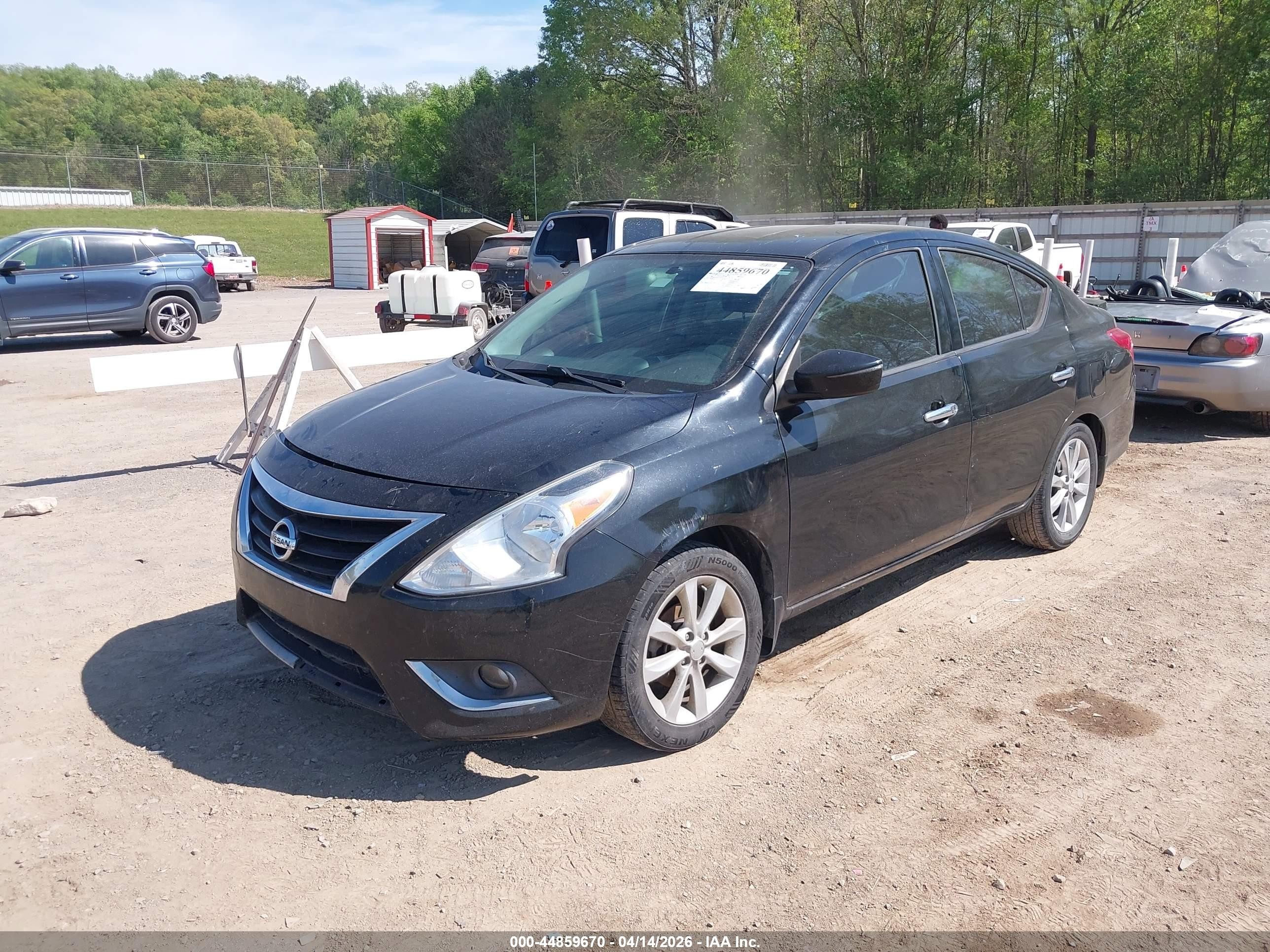 2016 Nissan Versa 1.6 Sl Black vin: 3N1CN7AP5GL900671
