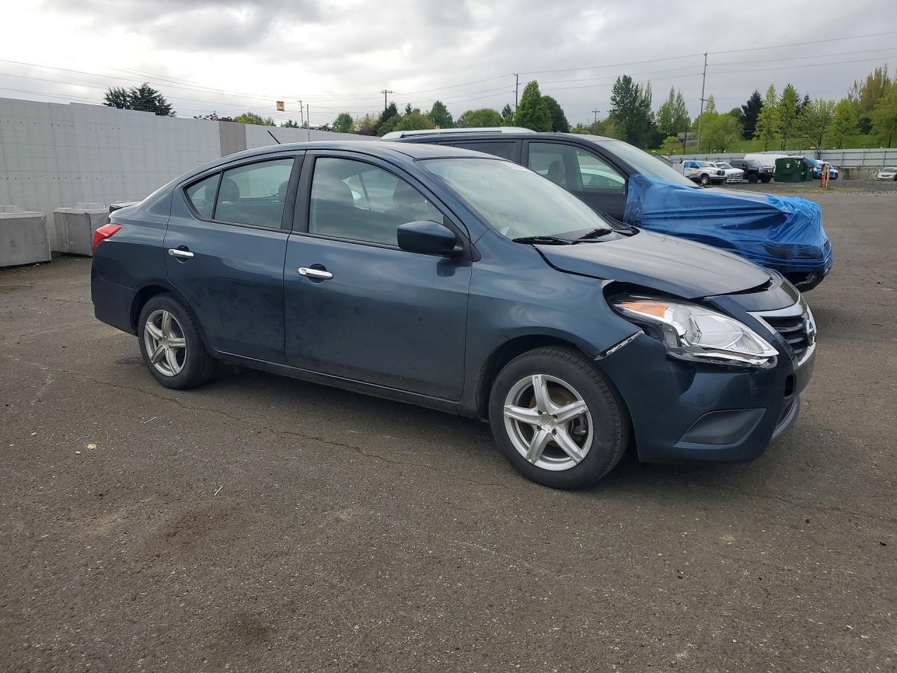 2017 Nissan Versa 1.6 Sv Blue vin: 3N1CN7AP5HL804122
